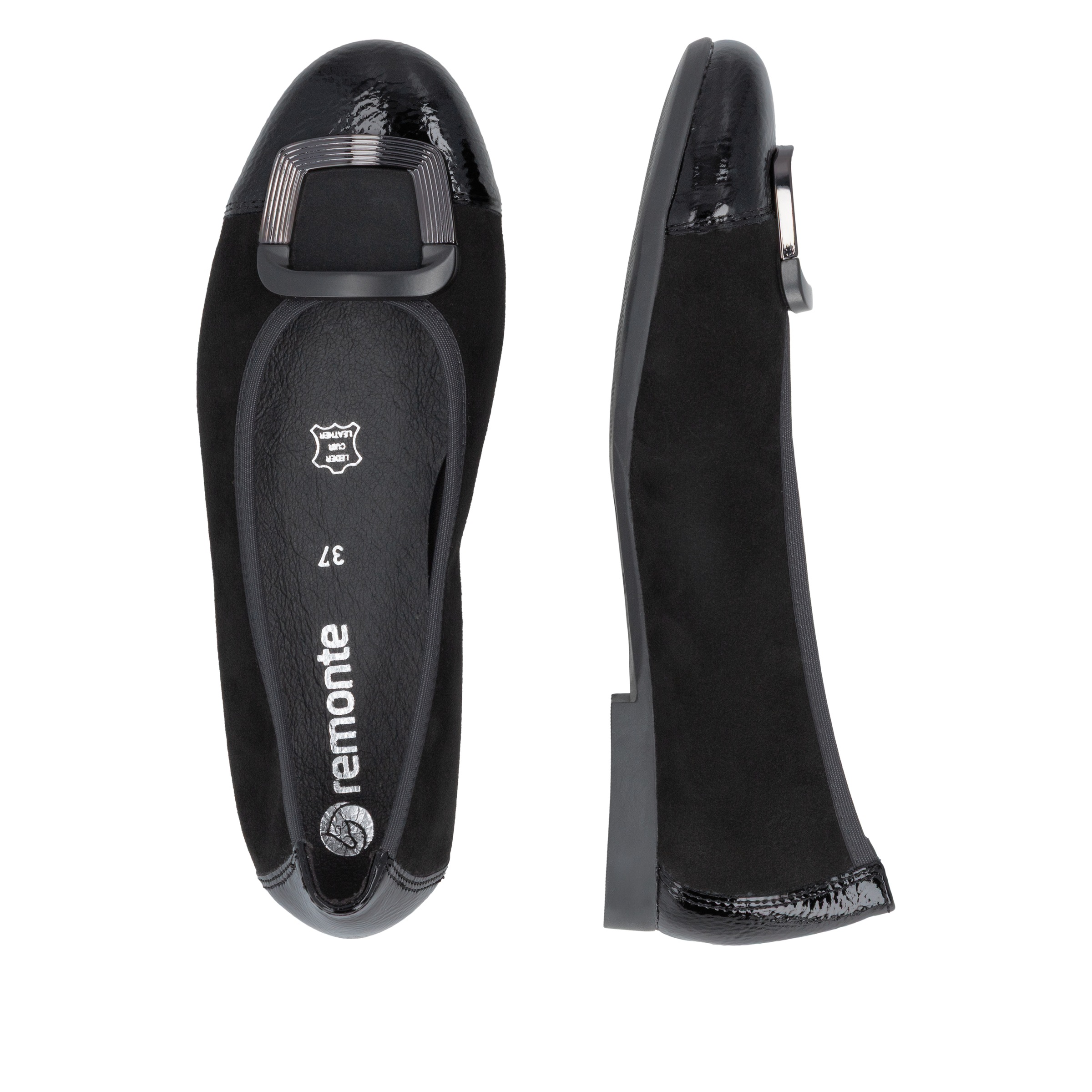 Remonte Ballerina  Ballerina, Businessschuh, Festtagsschuh mit Lackspitze