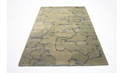 Wollteppich »Designer Teppich handgetuftet mehrfarbig«, rechteckig