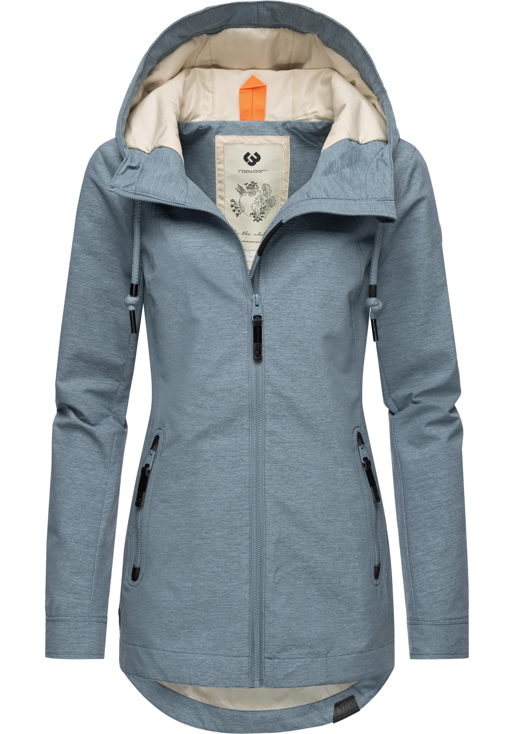 Ragwear Outdoorjacke »Zuzka«, mit Kapuze, stylische Übergangsjacke mit großer Kapuze