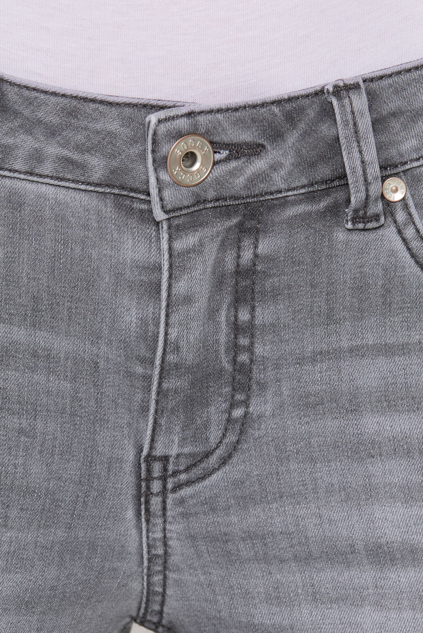 SOCCX Slim-fit-Jeans, mit Turn-Up Saum