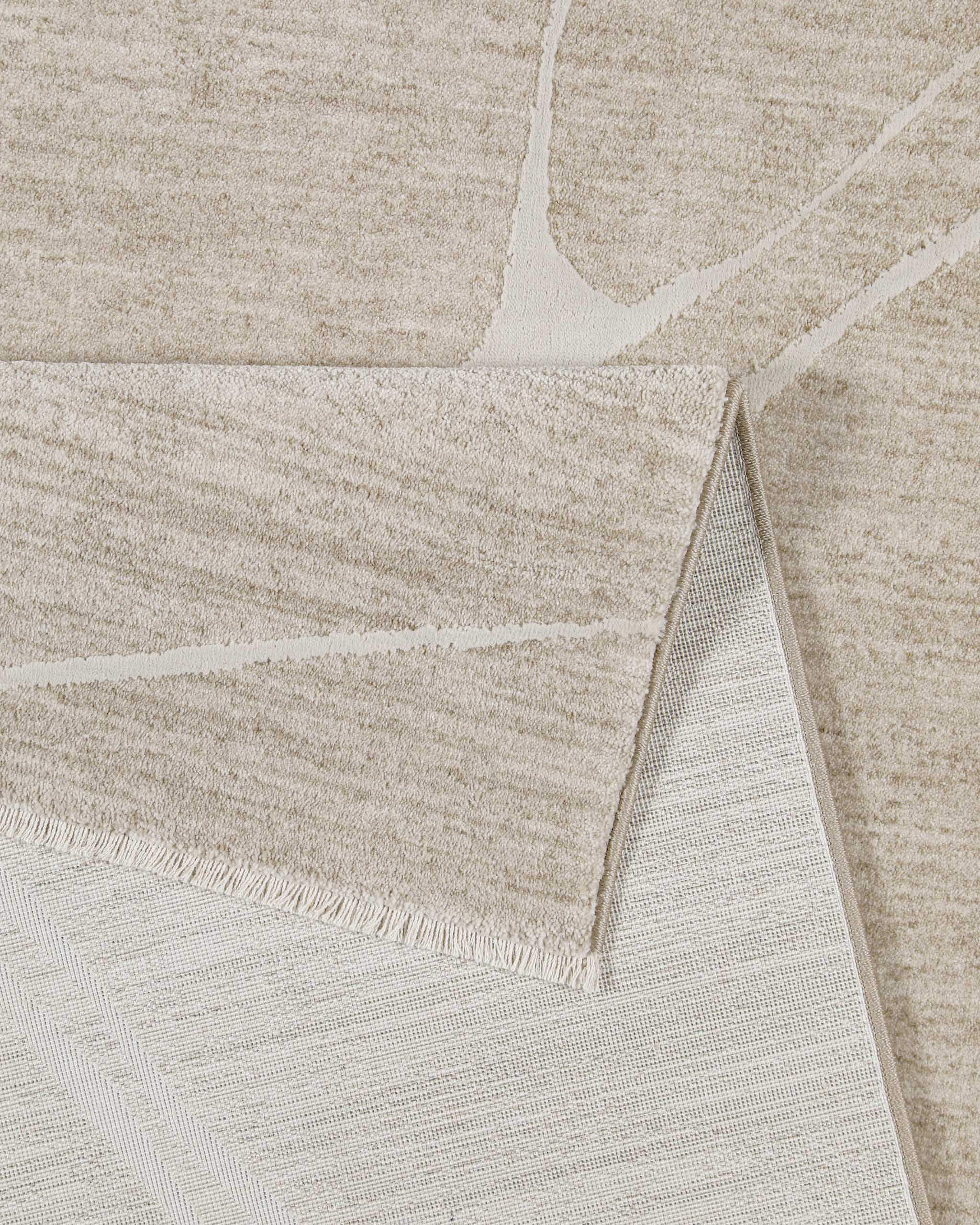 Esprit Teppich »Elite« rechteckig 15 mm Höhe Kurzflor, Marmordesign, Hoch-Tief-Effekt, waschbar, Jute-Rücken