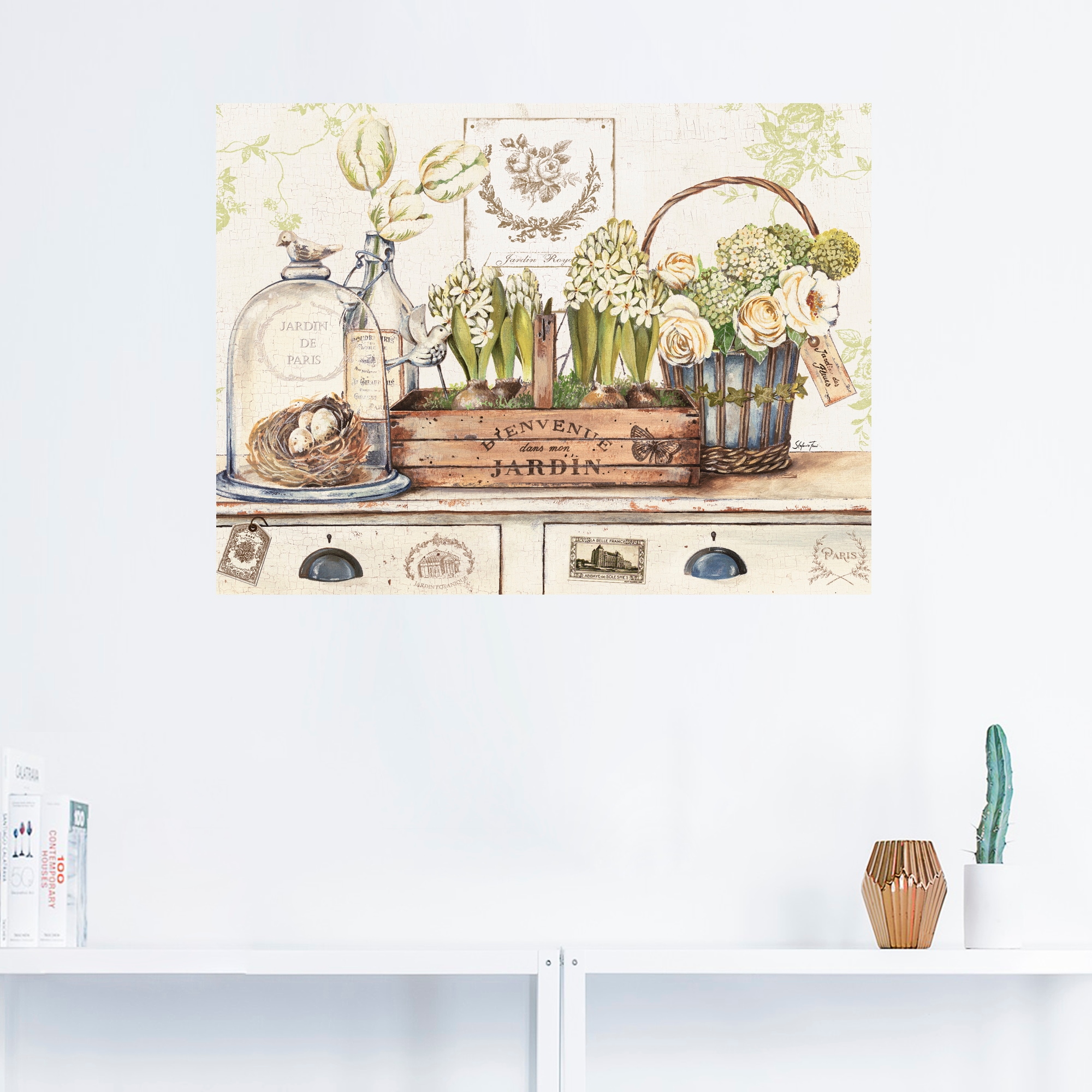 Artland Wandbild »Mein Garten«, Arrangements, (1 St.), als Leinwandbild, Poster, Wandaufkleber in verschied. Größen