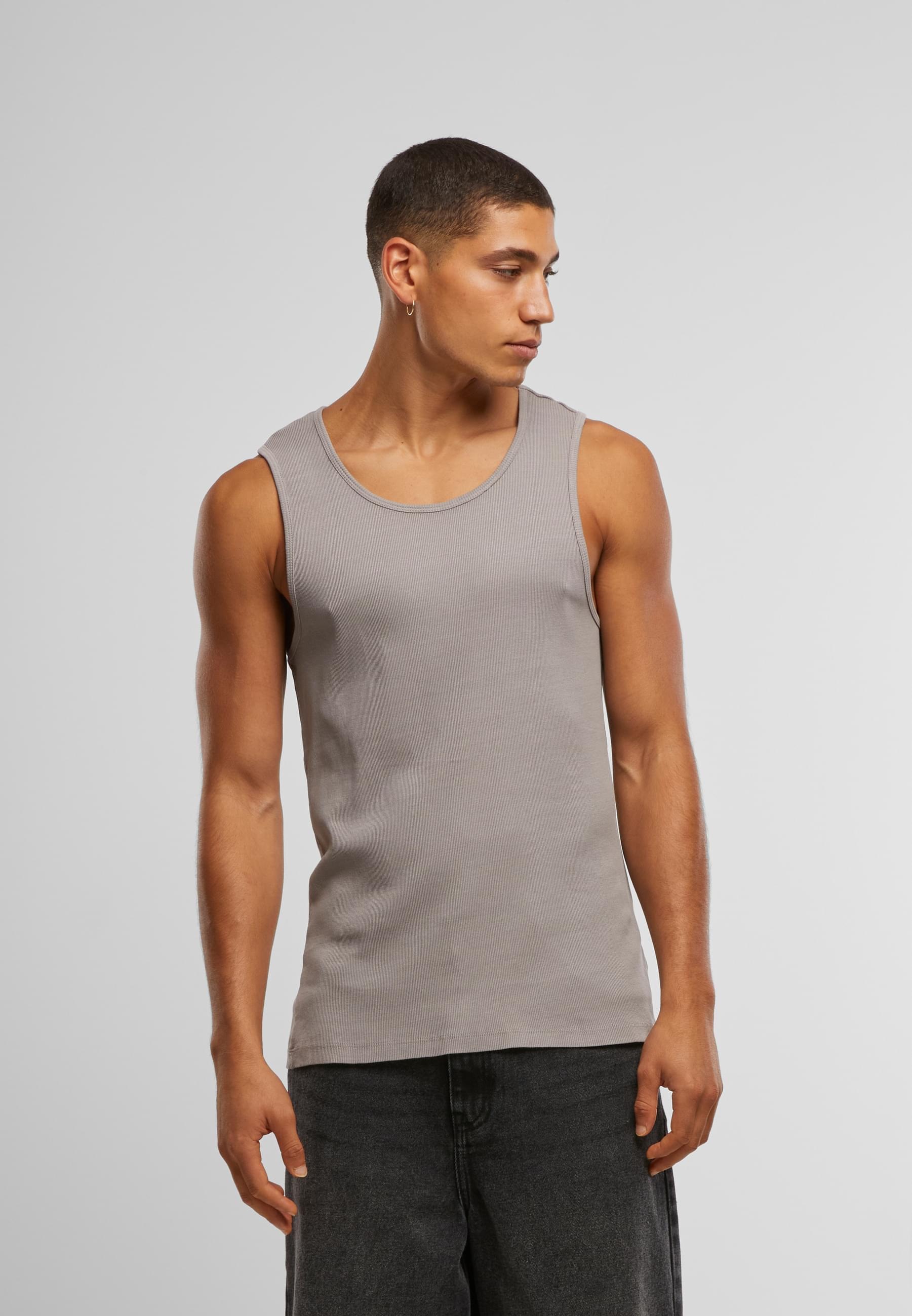 URBAN CLASSICS Tanktop »Urban Classics Washed Rib Tanktop«, (1 tlg.)
