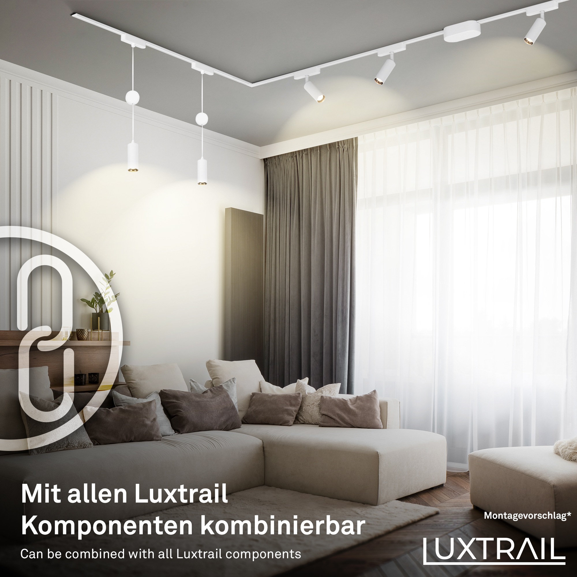 Briloner Leuchten LED Deckenleuchte »LUXTRAIL 8036066«