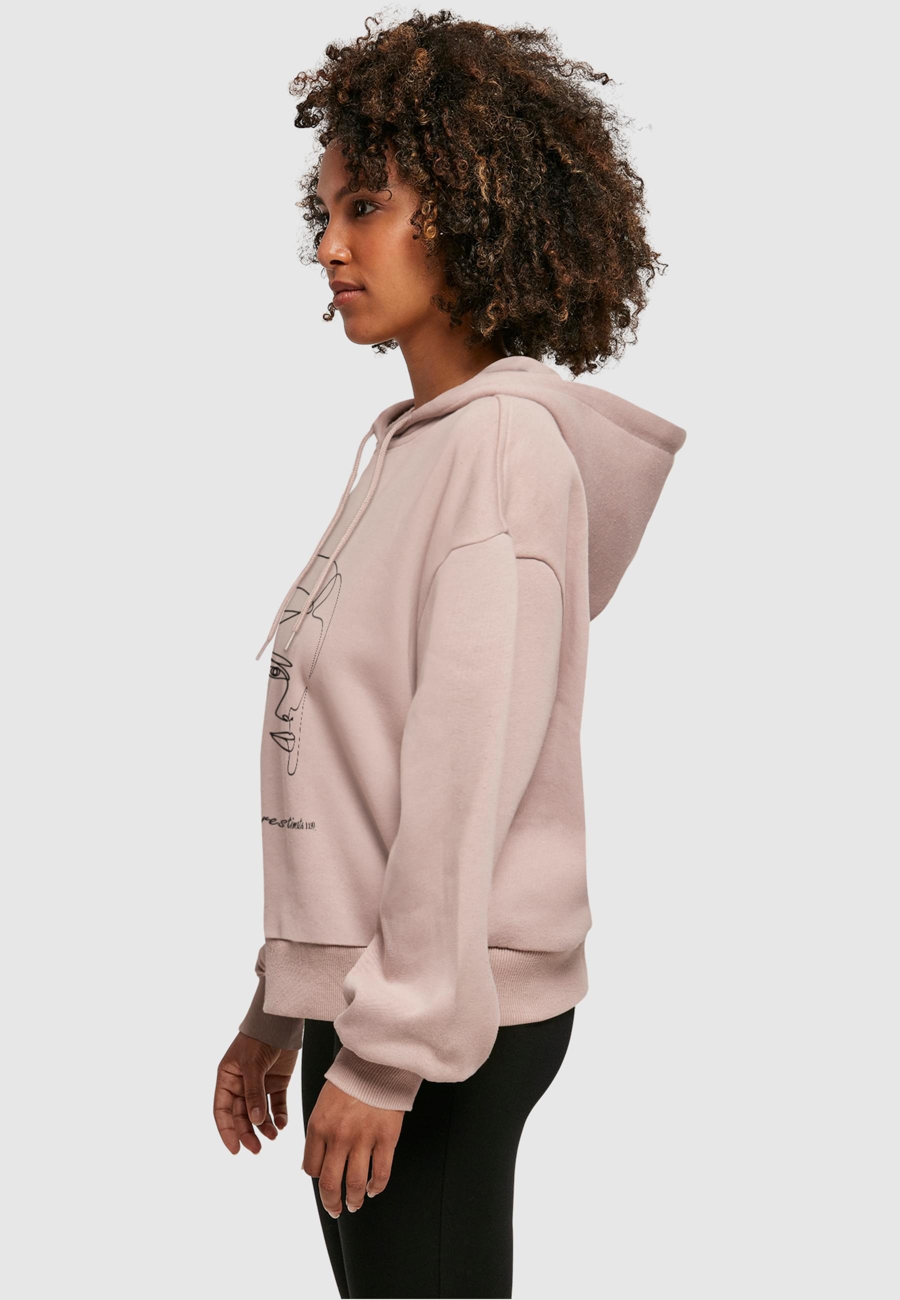 Merchcode Kapuzenpullover »Merchcode Damen Ladies WD - Woman Figure Organic Oversized Hoody«, (1 tlg.)