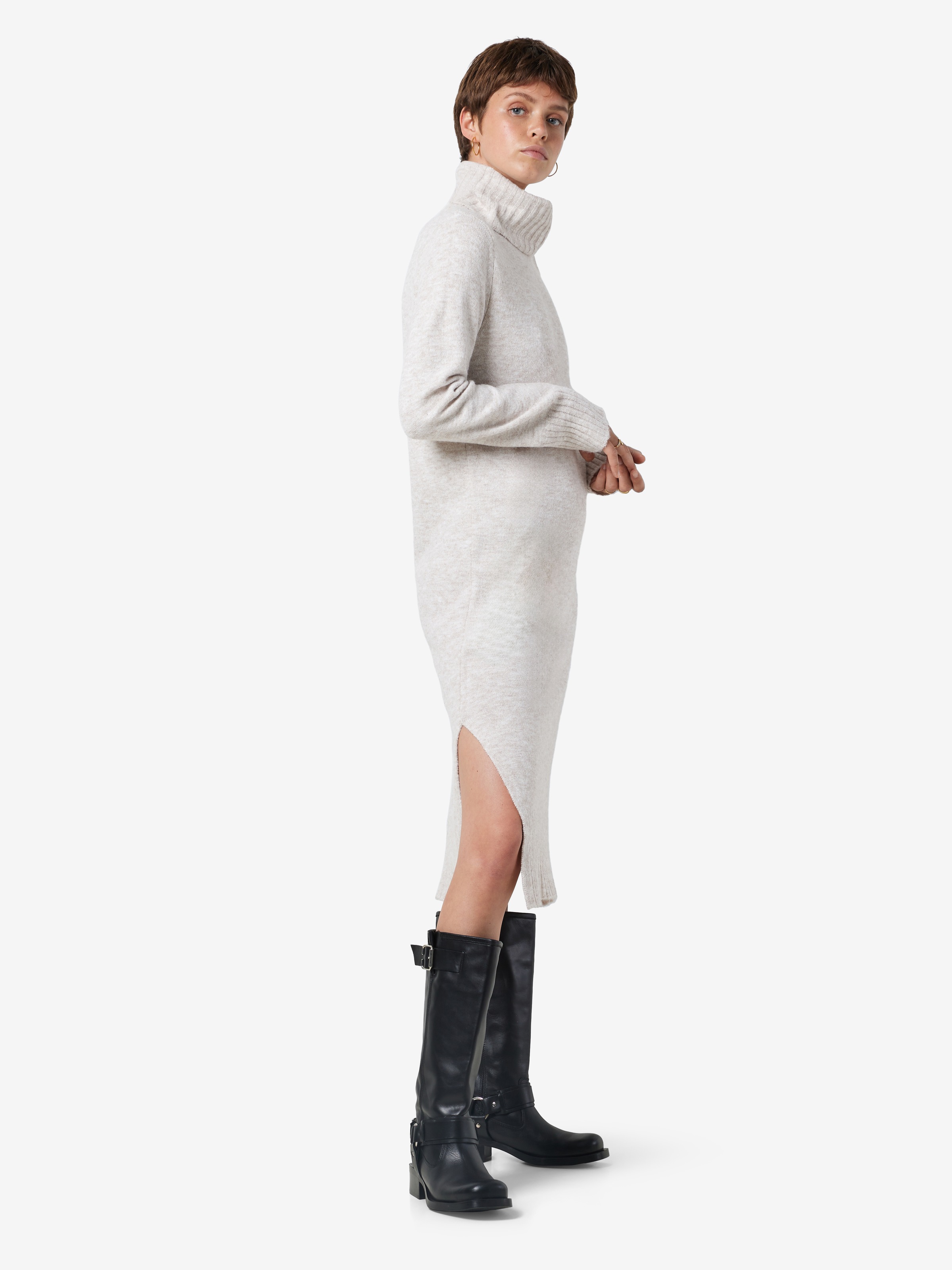 Noisy may Strickkleid "NMVIOLA L/S ROLLNECK KNIT DRESS FWD NOOS" günstig online kaufen