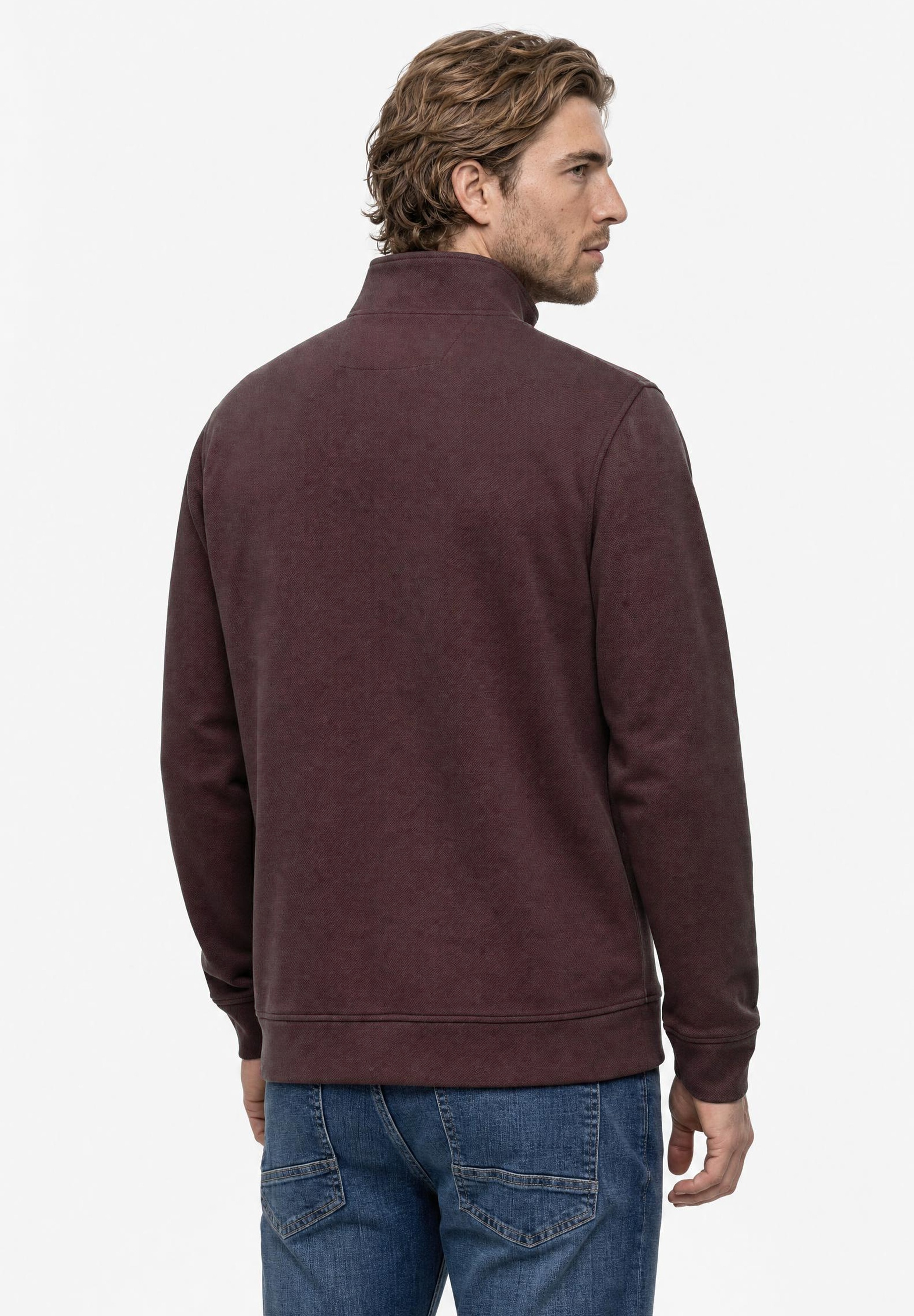 STREET ONE MEN Sweatshirt , mit Stehkragen
