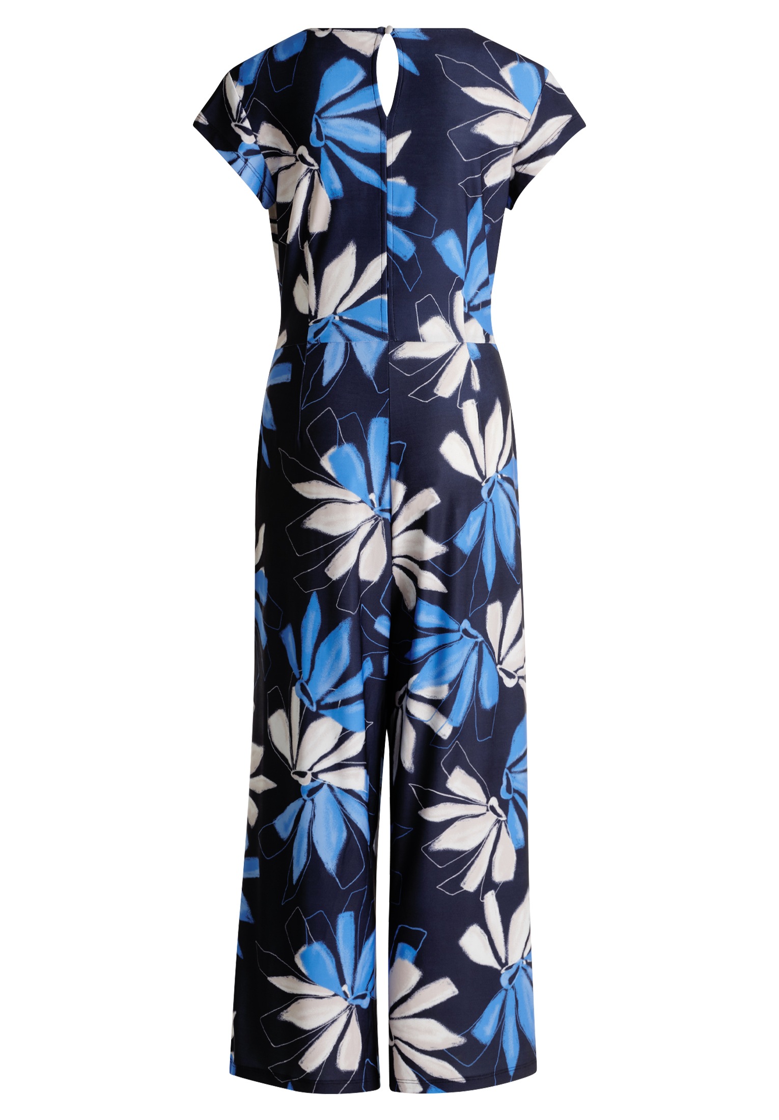 Betty&Co Overall »Betty & Co Jumpsuit kurzarm«, (1 tlg.), Falten