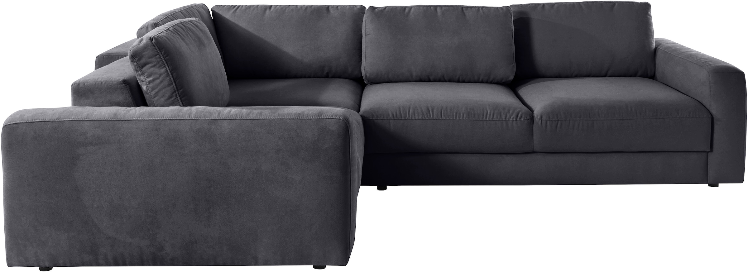 Places of Style Ecksofa »Bloomfield, L-Form«, extra tiefe Sitzfläche, wahlweise mit Sitztiefenverstellung