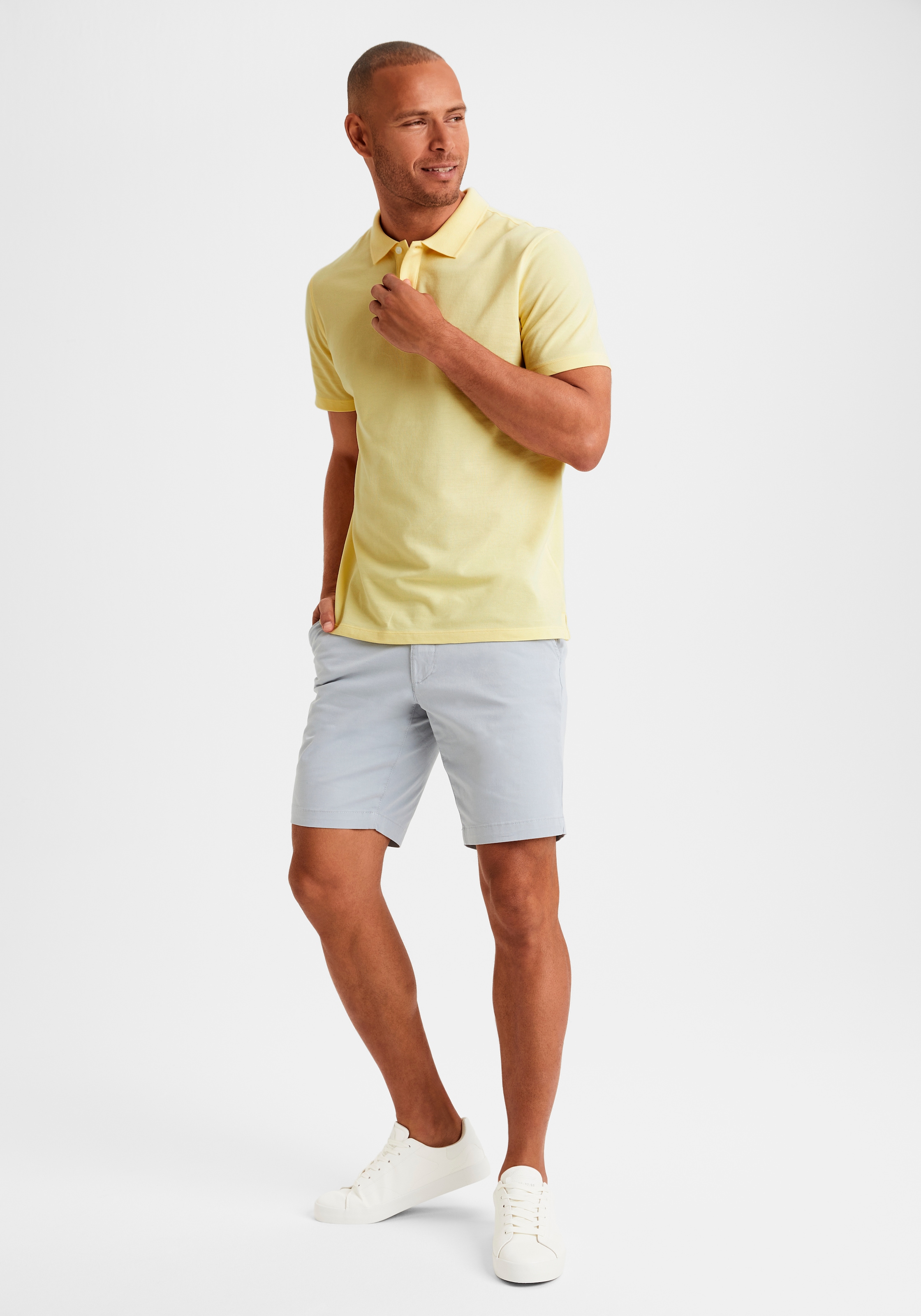 Beachtime Poloshirt, Kurzarm, Shirt mit Polokragen, Baumwoll-Piquè