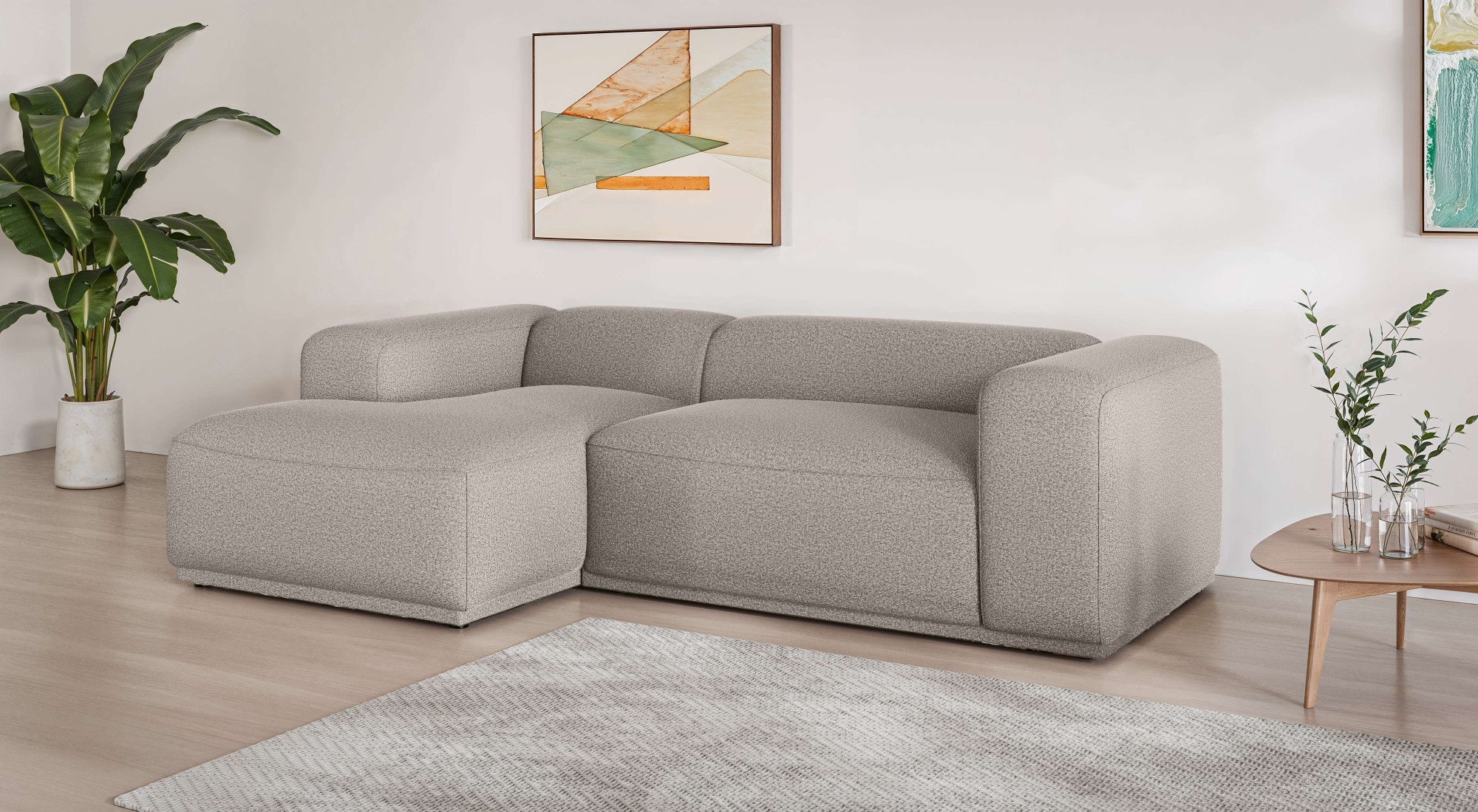 s.Oliver Ecksofa "EMMERIK Designersofa, L-Form mit Wellenfederung, B/T/H: 2 günstig online kaufen