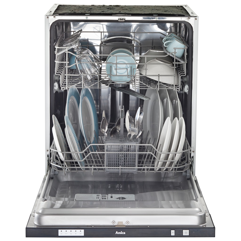 wiho Küchen Küchenzeile »Cali«, mit E-Geräten, Breite 360 cm mit Metallgriffen