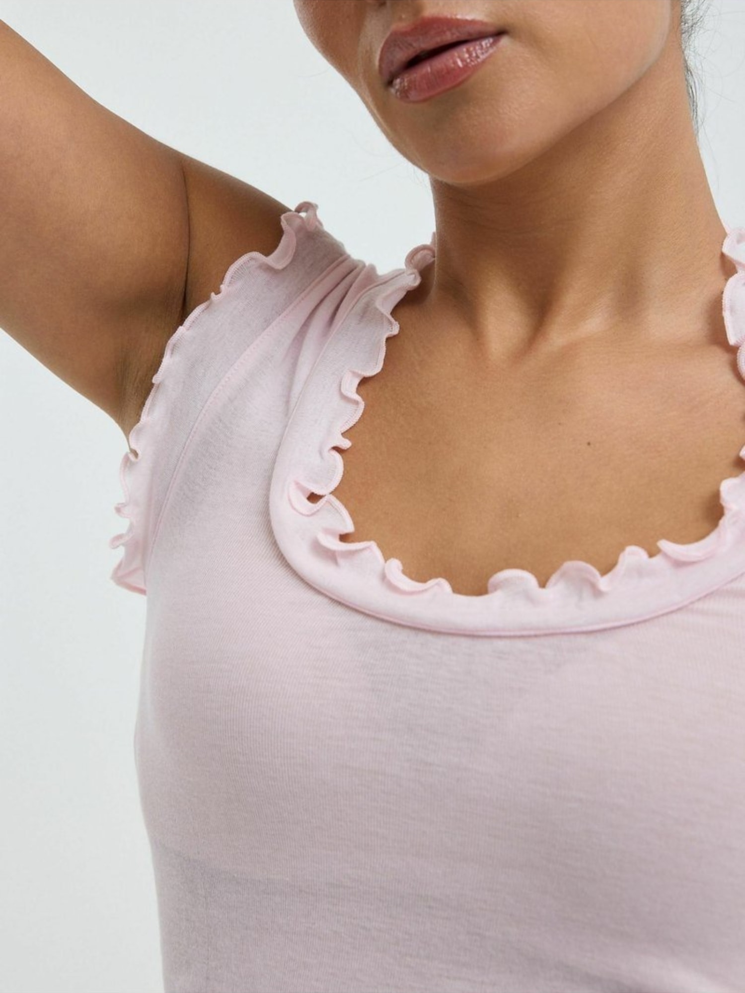 Seamless Basic Funktionstop »Seamless Basic Top Flounce«