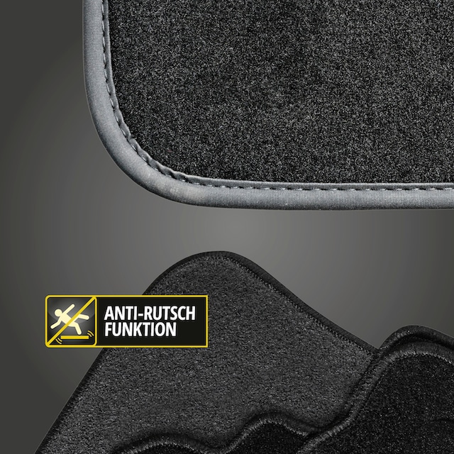 Black Friday WALSER Passform-Fußmatten »Premium«, (4 St.), z.B. für Audi A4  B8/B8 Avant, A4 Allroad, A5 Sportback | BAUR