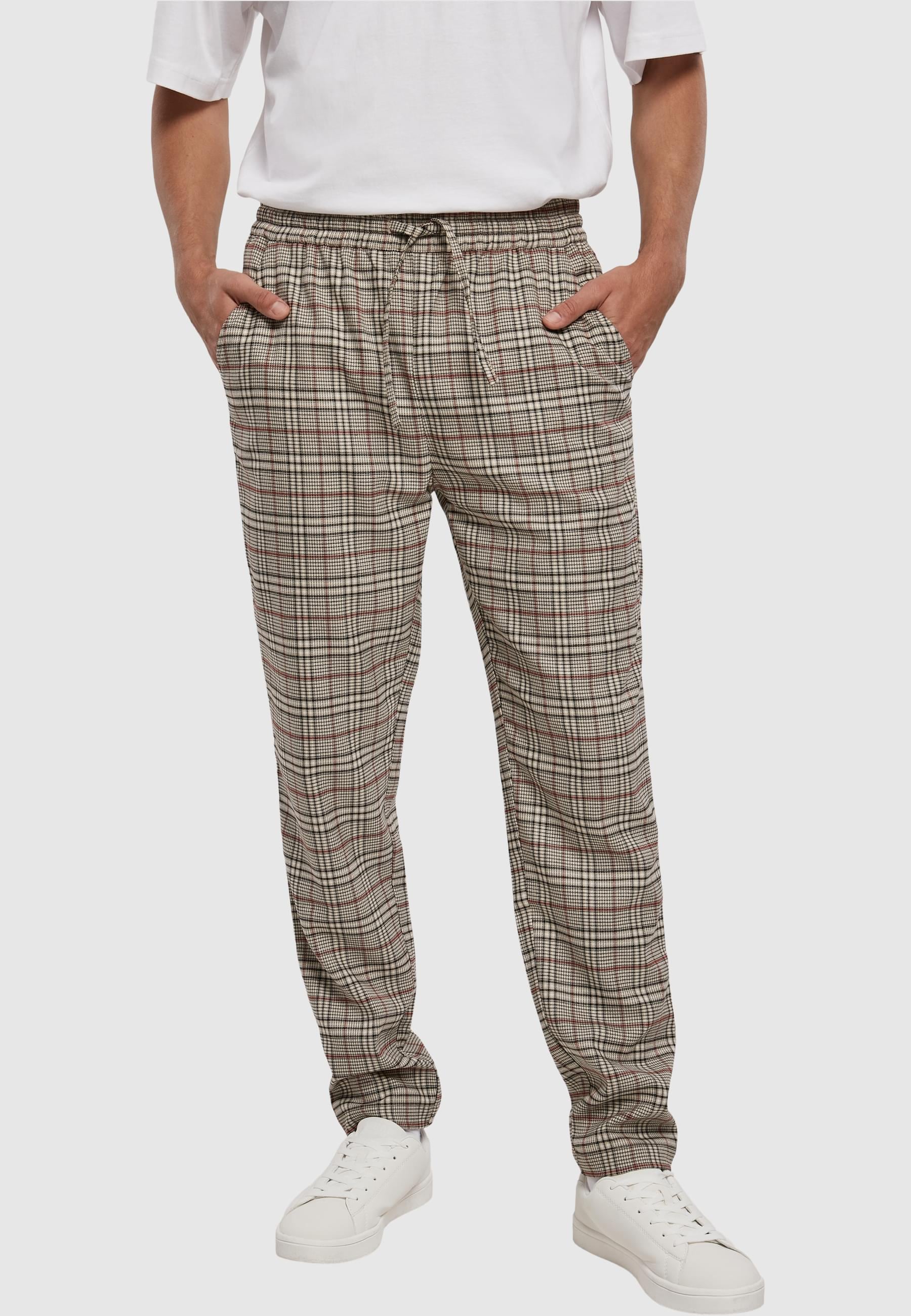 URBAN CLASSICS Jogginghose »Urban Classics Herren Tapered Check Jogger Pants«, (1 tlg.)