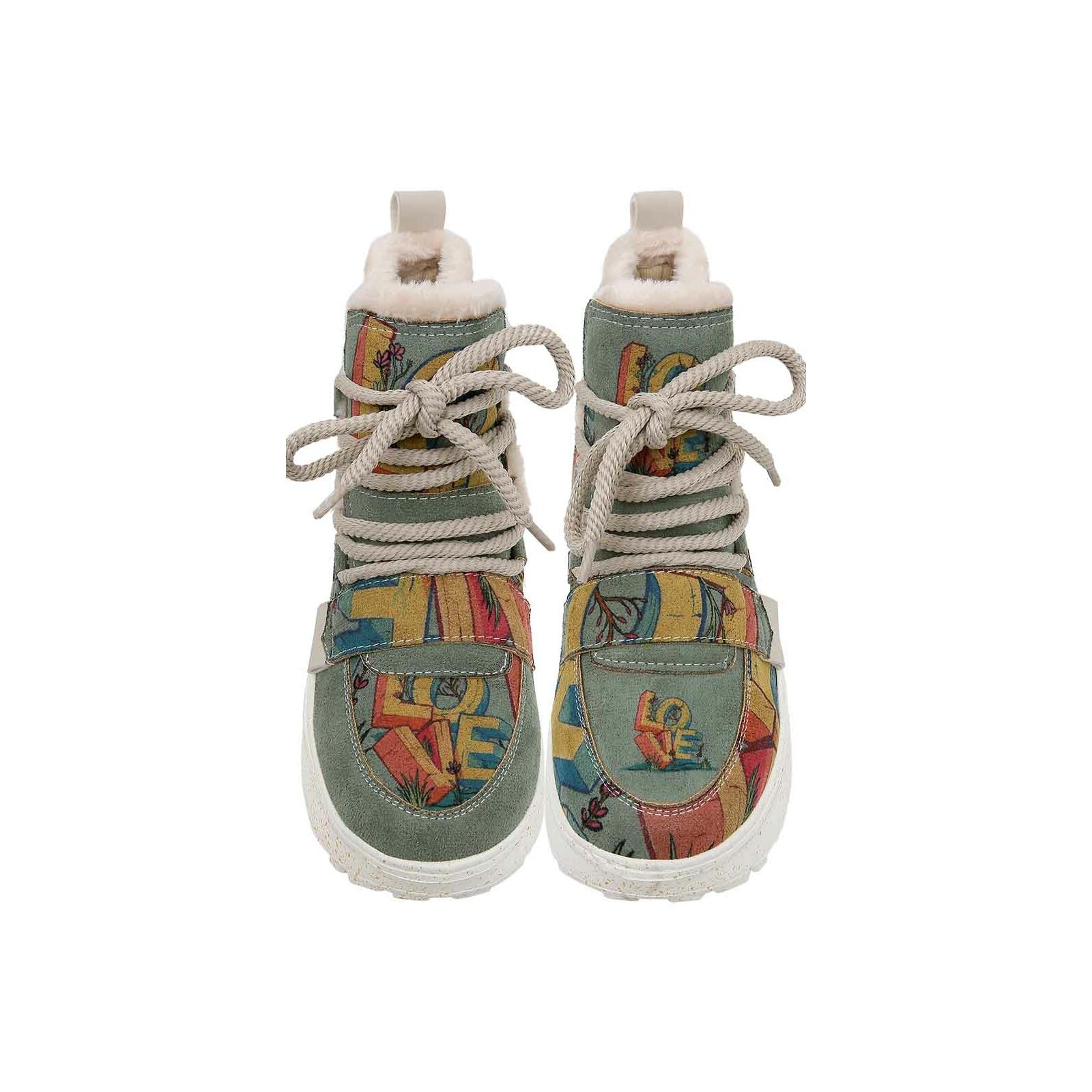 DOGO Schnürstiefelette »Snowie High-Top Bootlove Damen Stiefeletten«, Vegan