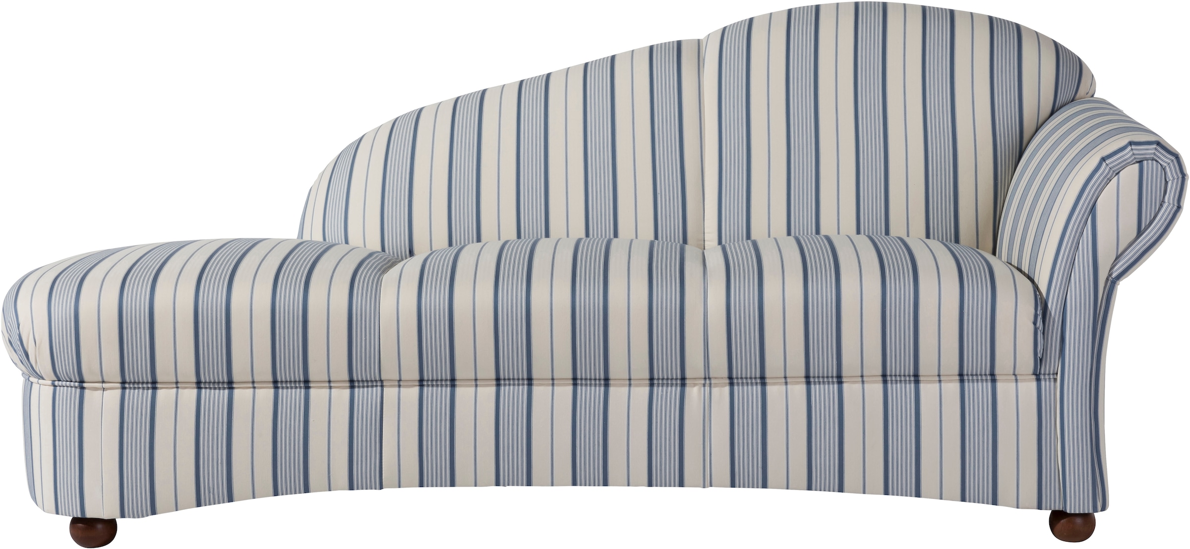 Max Winzer® Recamiere »Caros, klassisch moderne Recamiere im Landhausstil, Solitärmöbel,«, komfortabler Sitzkomfort durch Federkern, Retro, Streifendesign
