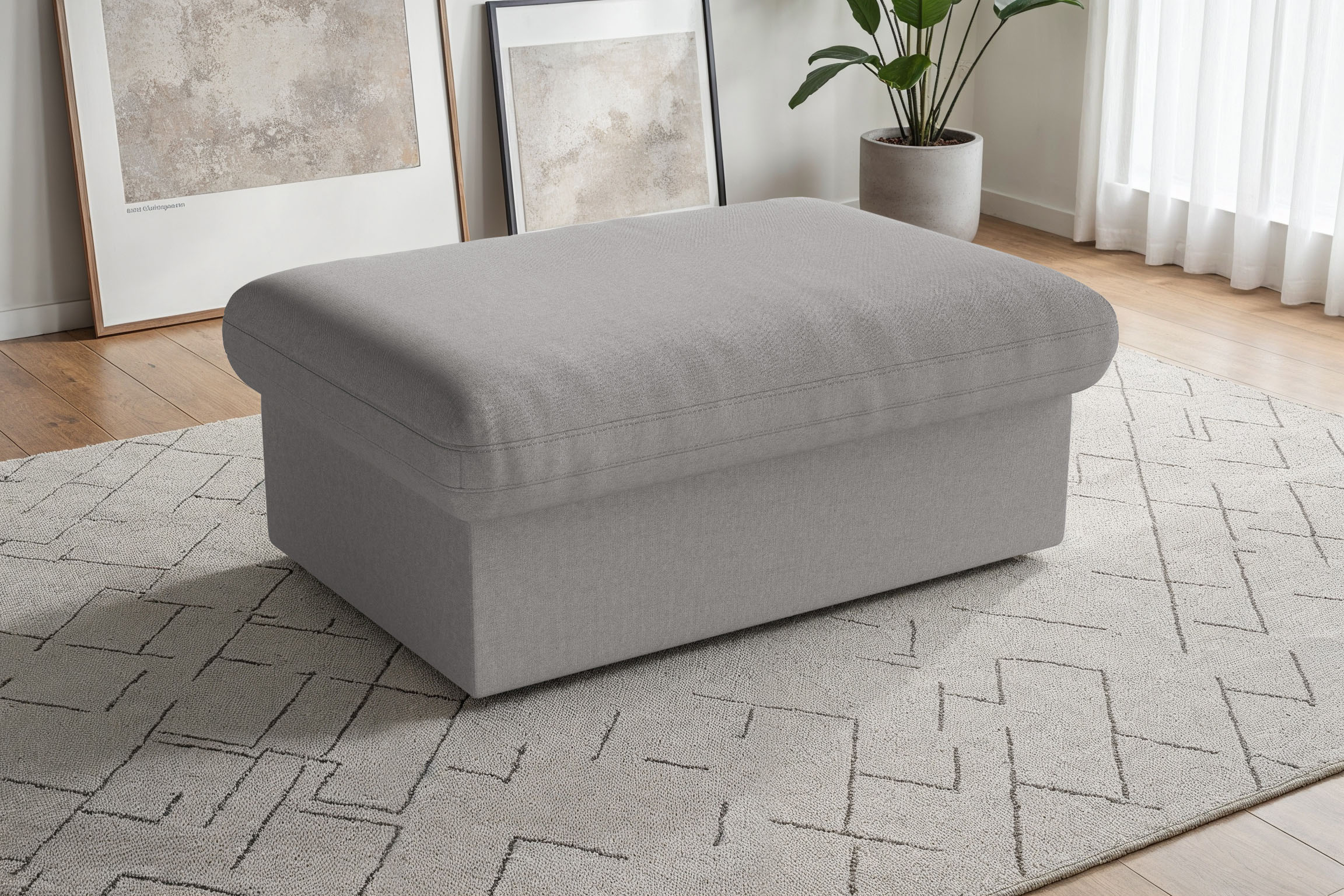 sit&more Polsterhocker "Moreno, B: 90 cm" mit Stauraum, individuell kombinierbar
