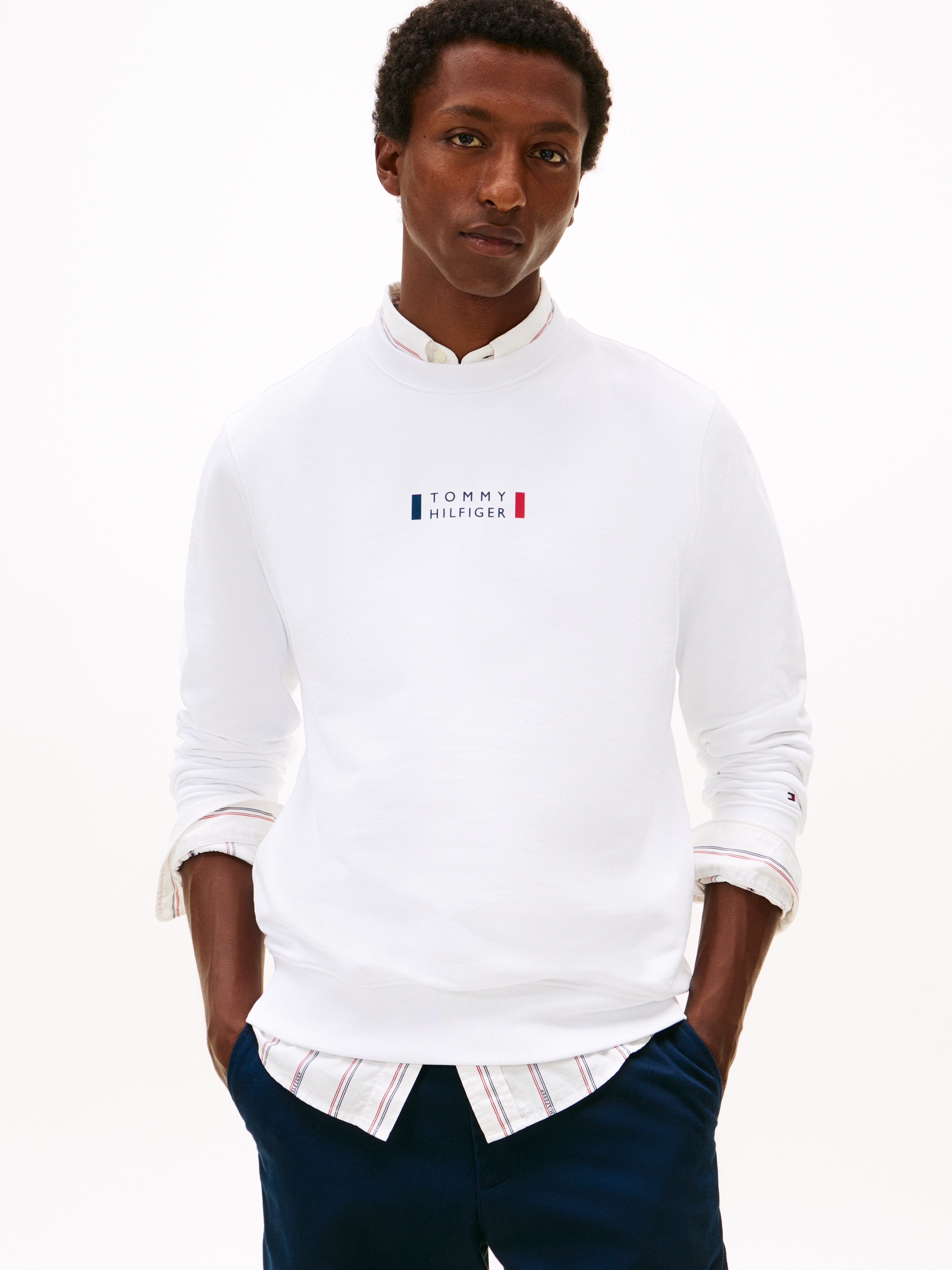 Tommy Hilfiger Sweatshirt "BRAND LOVE", regular fit, Rundhals günstig online kaufen