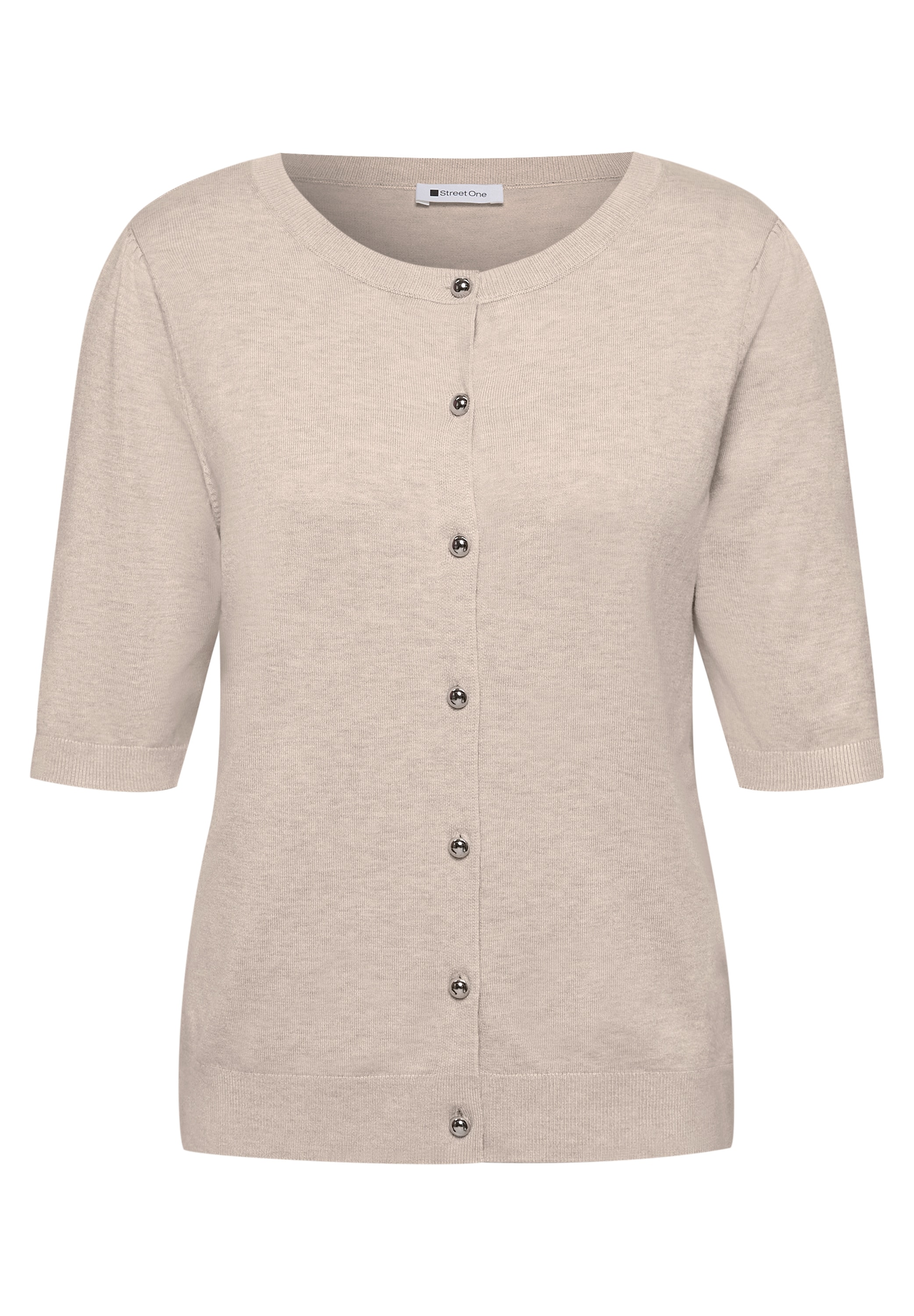 STREET ONE Cardigan mit Rundhalsausschnitt