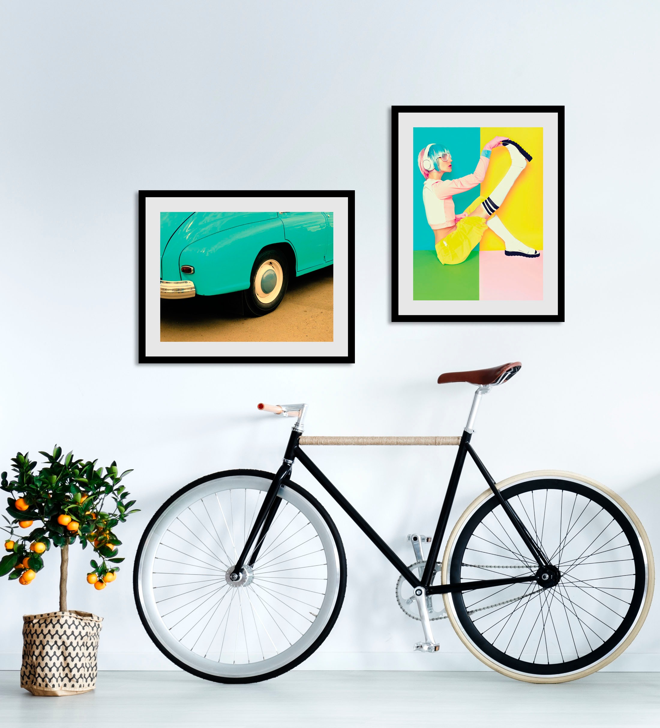 queence Bild "Nostalgie", Auto-Fahrzeuge, (1 St.), HD Premium Poster-Druck günstig online kaufen