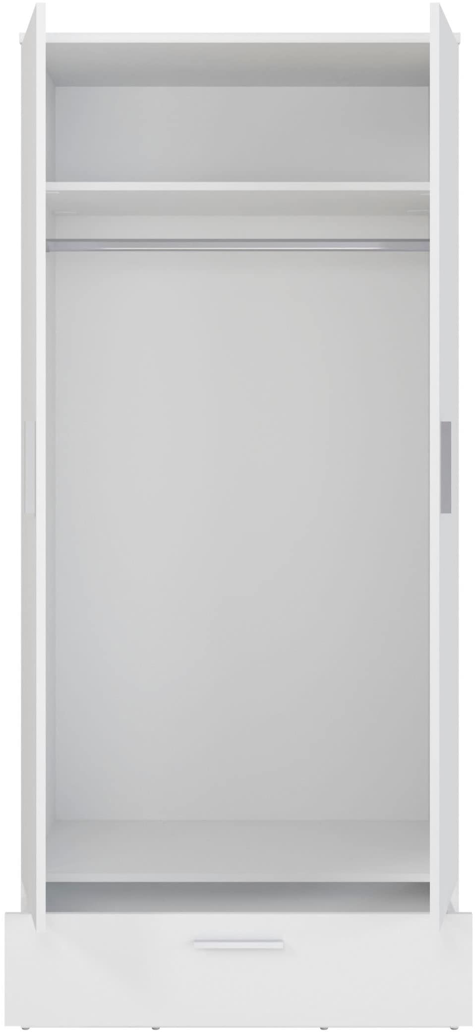 FORTE Kleiderschrank »Drehtürenschrank, Schublade, viel Stauraum« B/H/T 79,9/181/52,7, Schublade, Stauraum, FSC