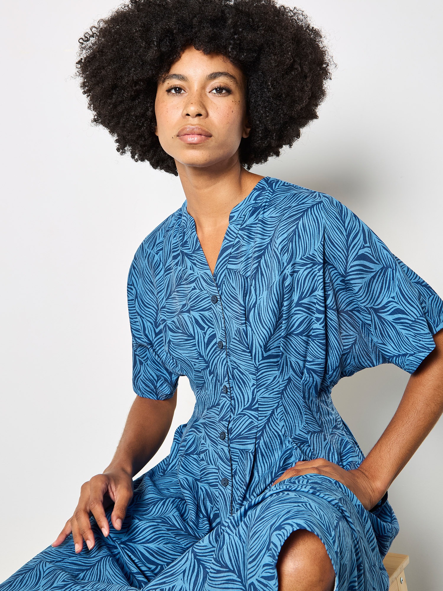 Apricot Midikleid »Midikleid« Druck
