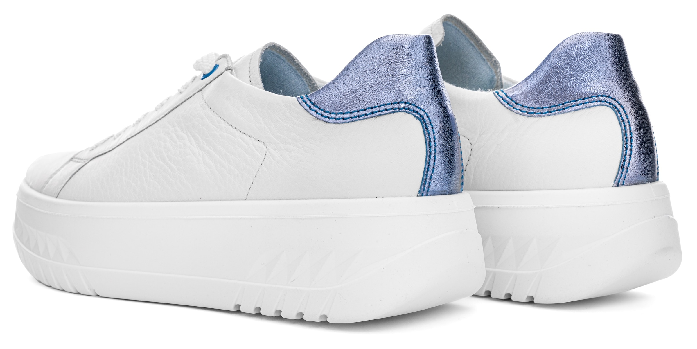Ara Plateausneaker »MONACO«, Plateausneaker, Schnürschuh im Metallic Look, H-Weite