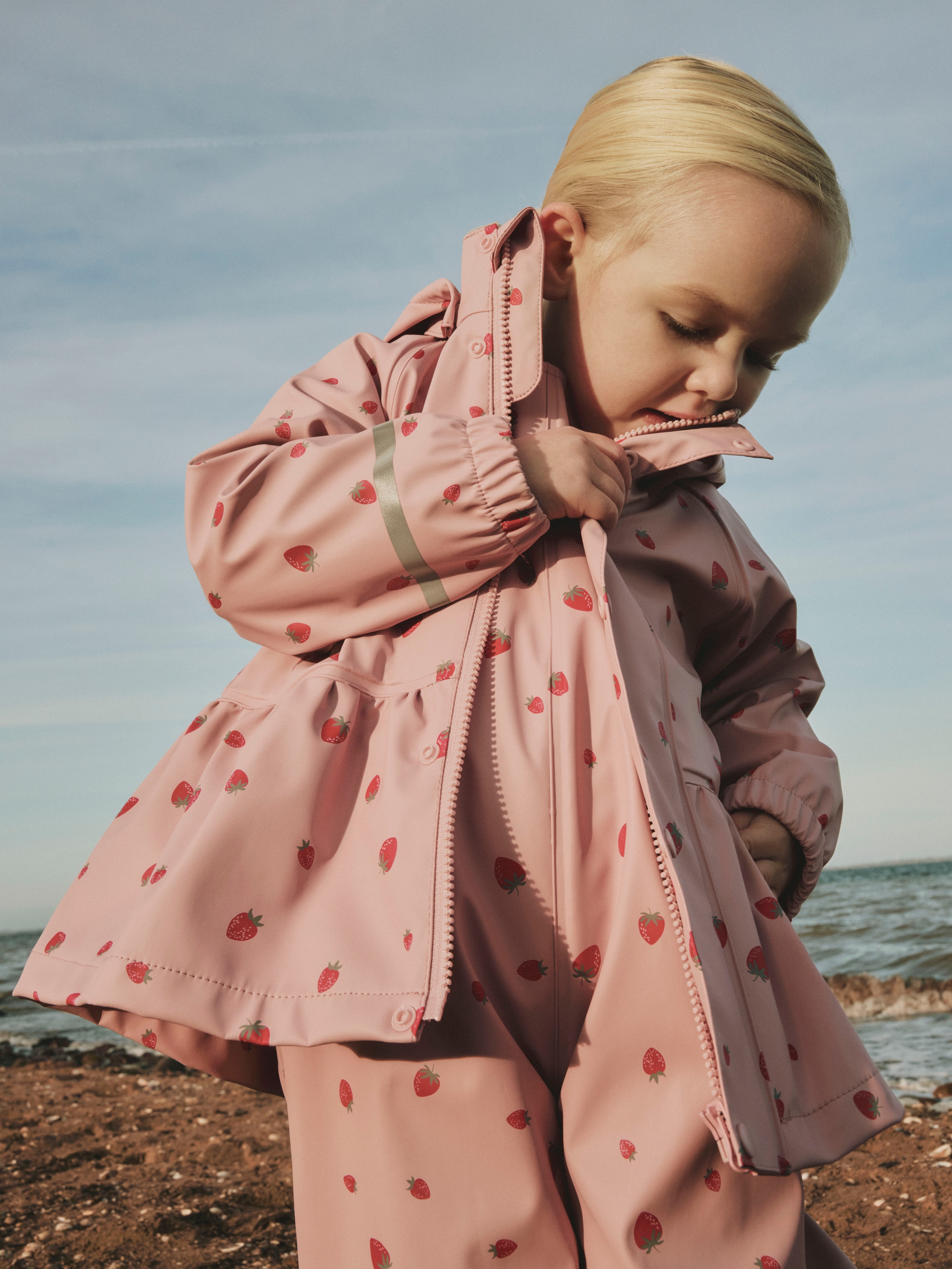 Name It Regenjacke »NMFDRY10 RAIN SET AOP FO« Set,  mit Kapuze mit passender Hose