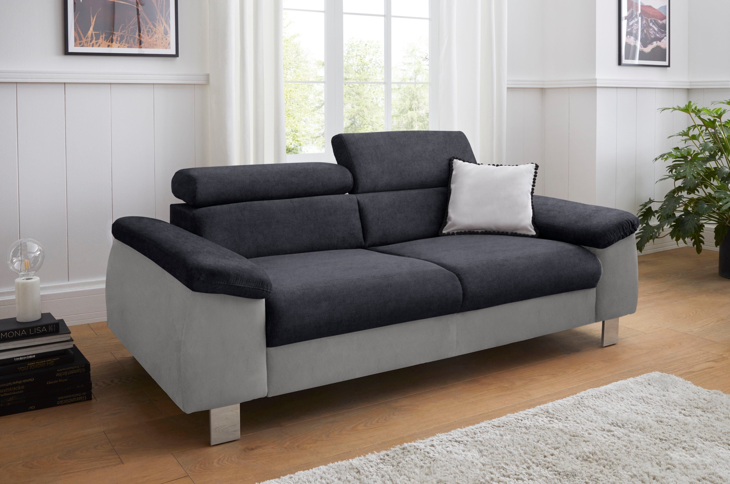 COTTA Polstergarnitur "Komaris, B: 193 bzw. 100 cm" Set, Set: 3er-Sofa & Ho günstig online kaufen