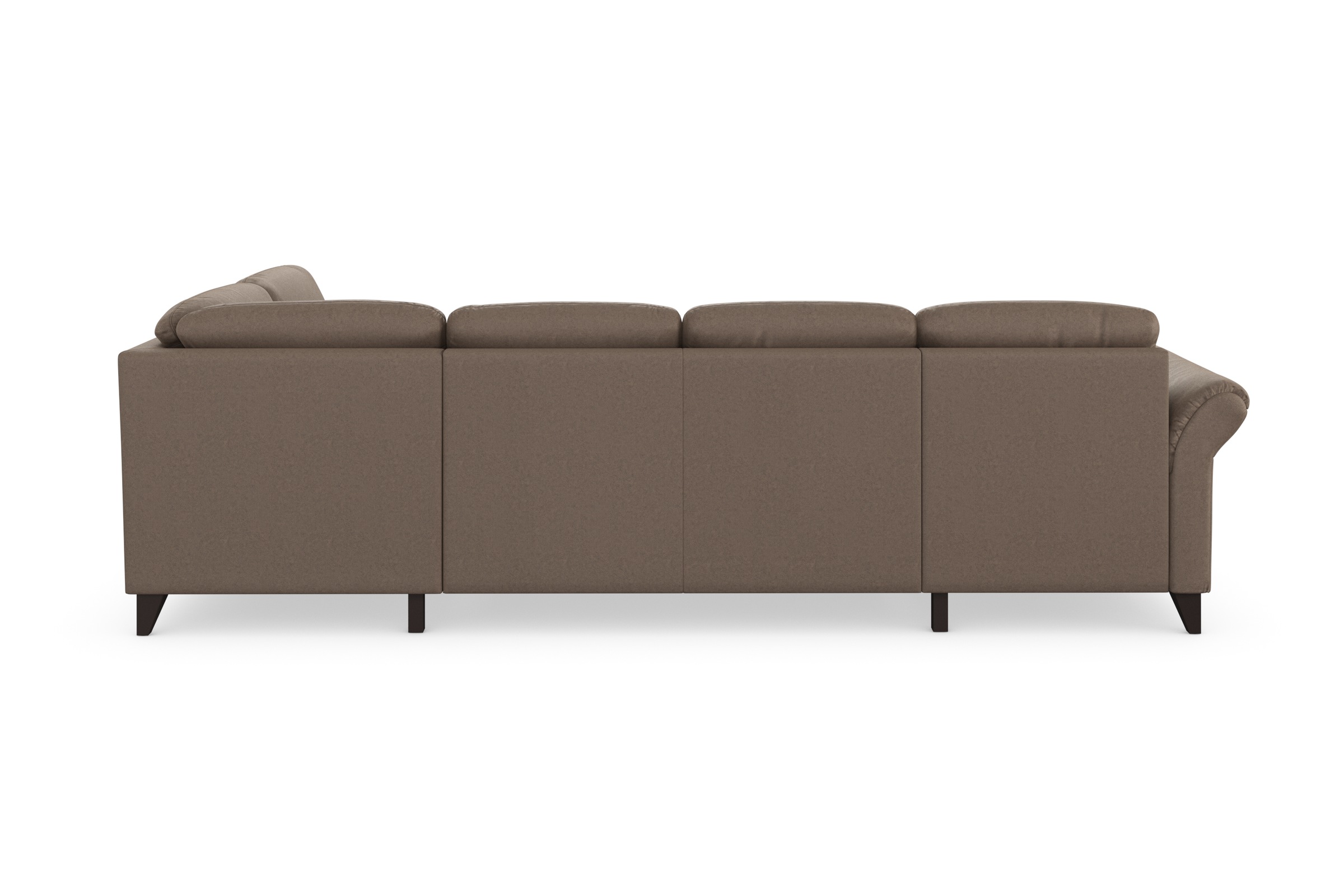 Wohnlandschaft SIT & MORE "Mellum U-Form", braun (nuss), B:306cm H:87cm T:212cm, 100% Polyester, Sofas, Wohnlandschaft, Federkern, wahlweise mit Bettfunktion, Stauraum und Armteilfunktion 9