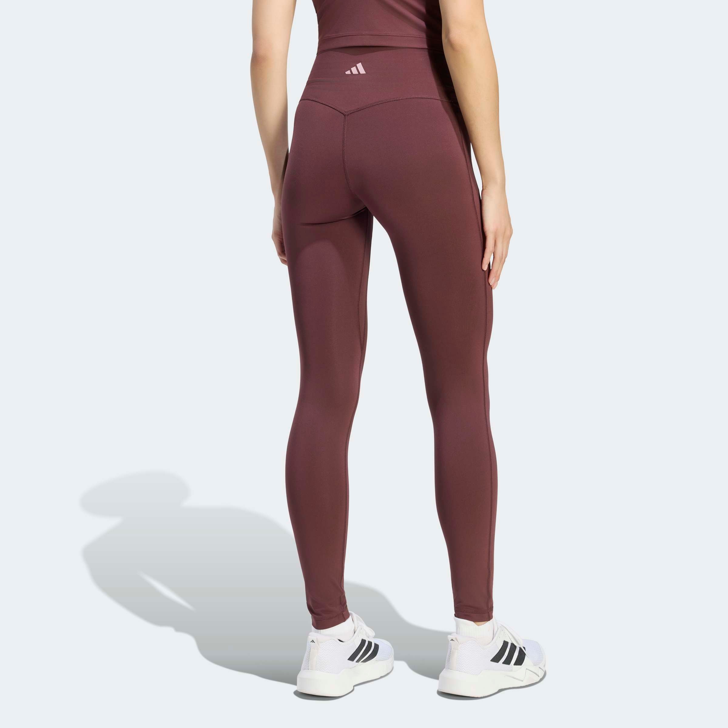 adidas Performance Trainingstights »3-STREIFEN STUDIO ALL ME LEGGINGS, ÜBERKREUZTER BUND, N«