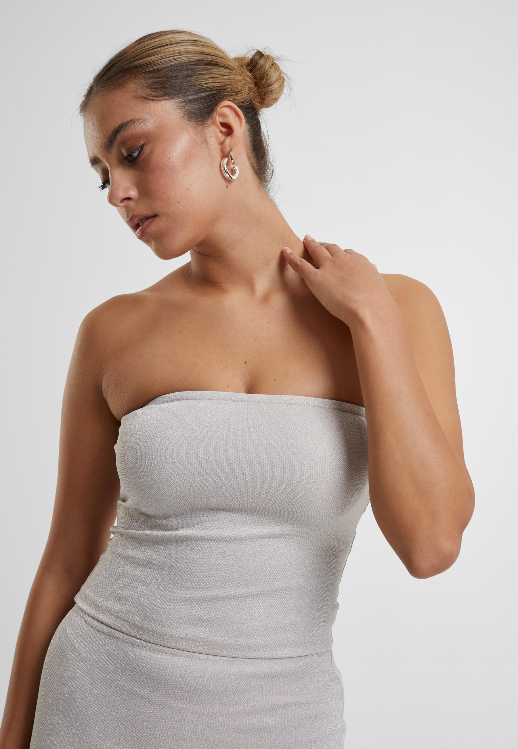 URBAN CLASSICS Bügelloser BH »Urban Classics Ladies Glitter Bandeau«