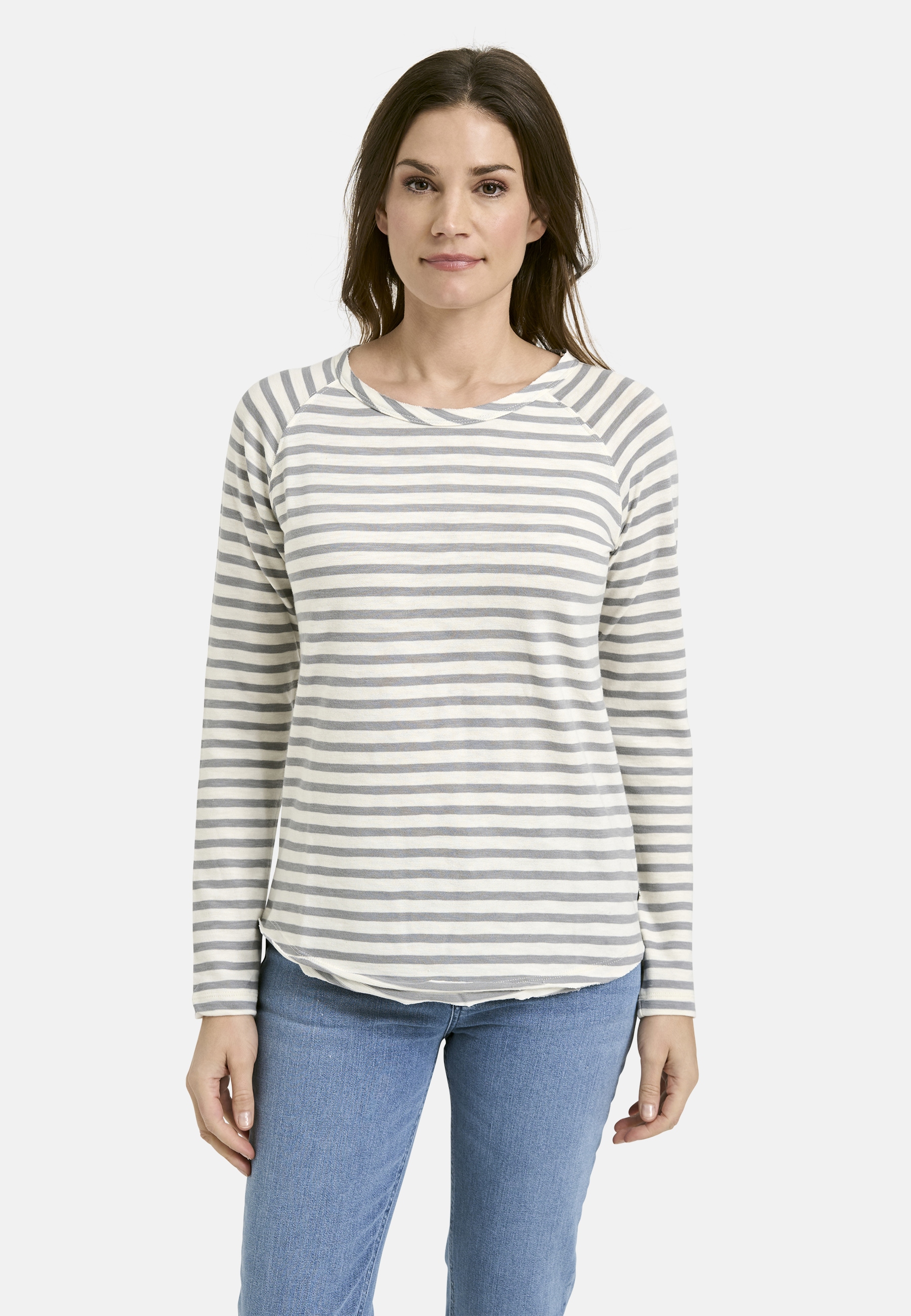 Smith & Soul Rundhalsshirt, mit offenen Kanten günstig online kaufen