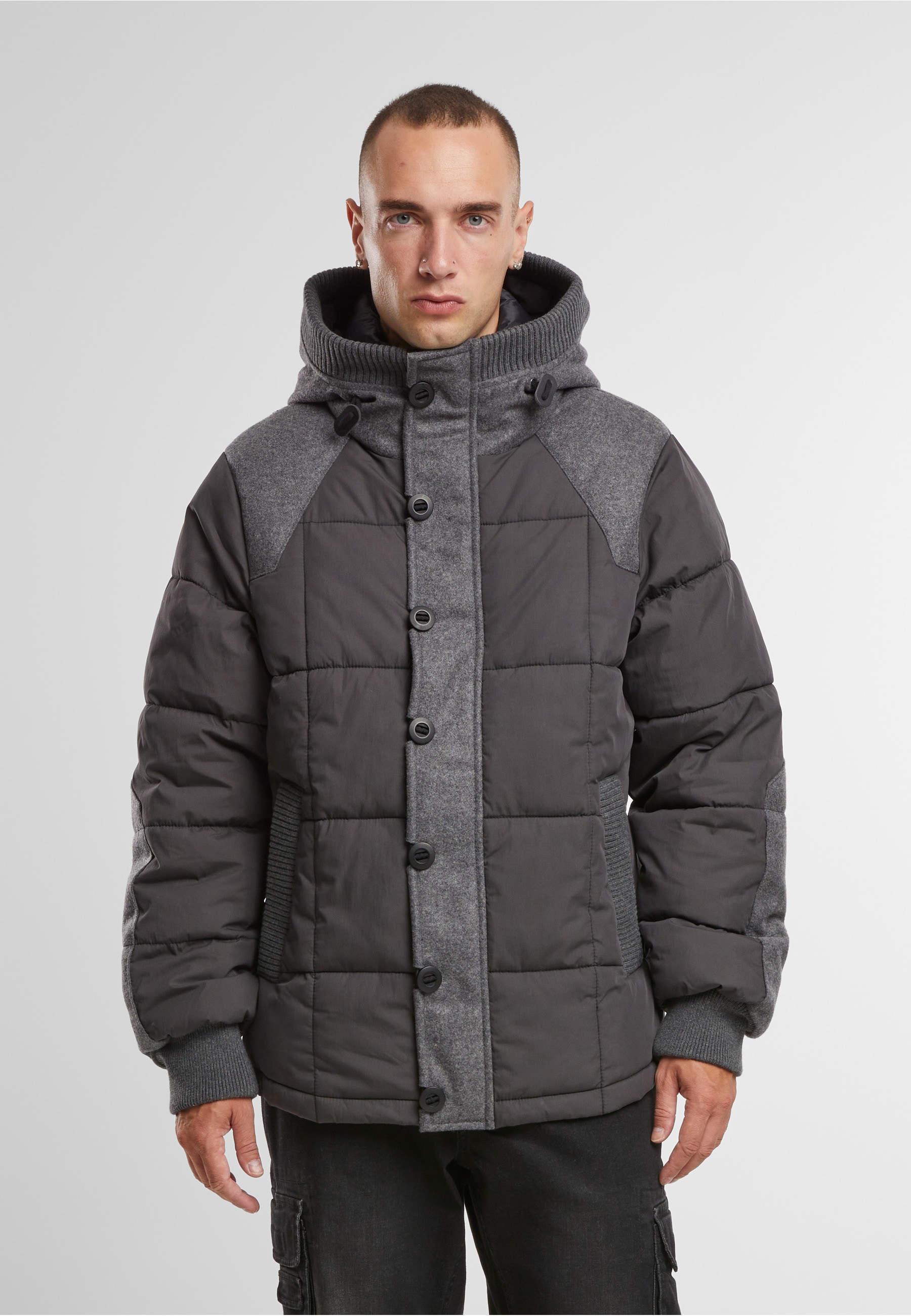 Brandit Winterjacke »Brandit Brandit Men Garret Jacket« 1 Stk. tlg. mit Kapuze