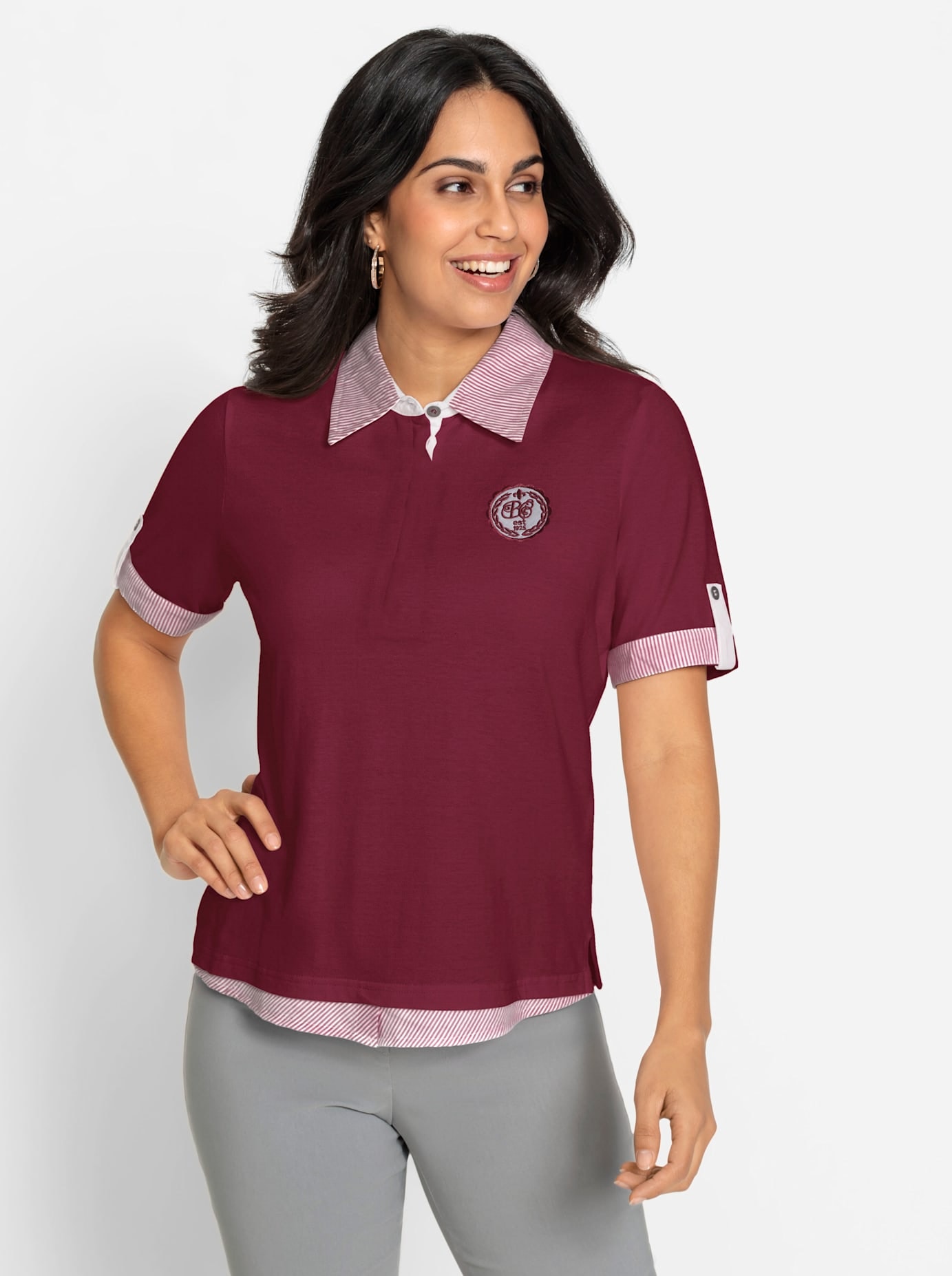 Inspirationen Poloshirt "Poloshirt" 1 Stk. tlg. günstig online kaufen