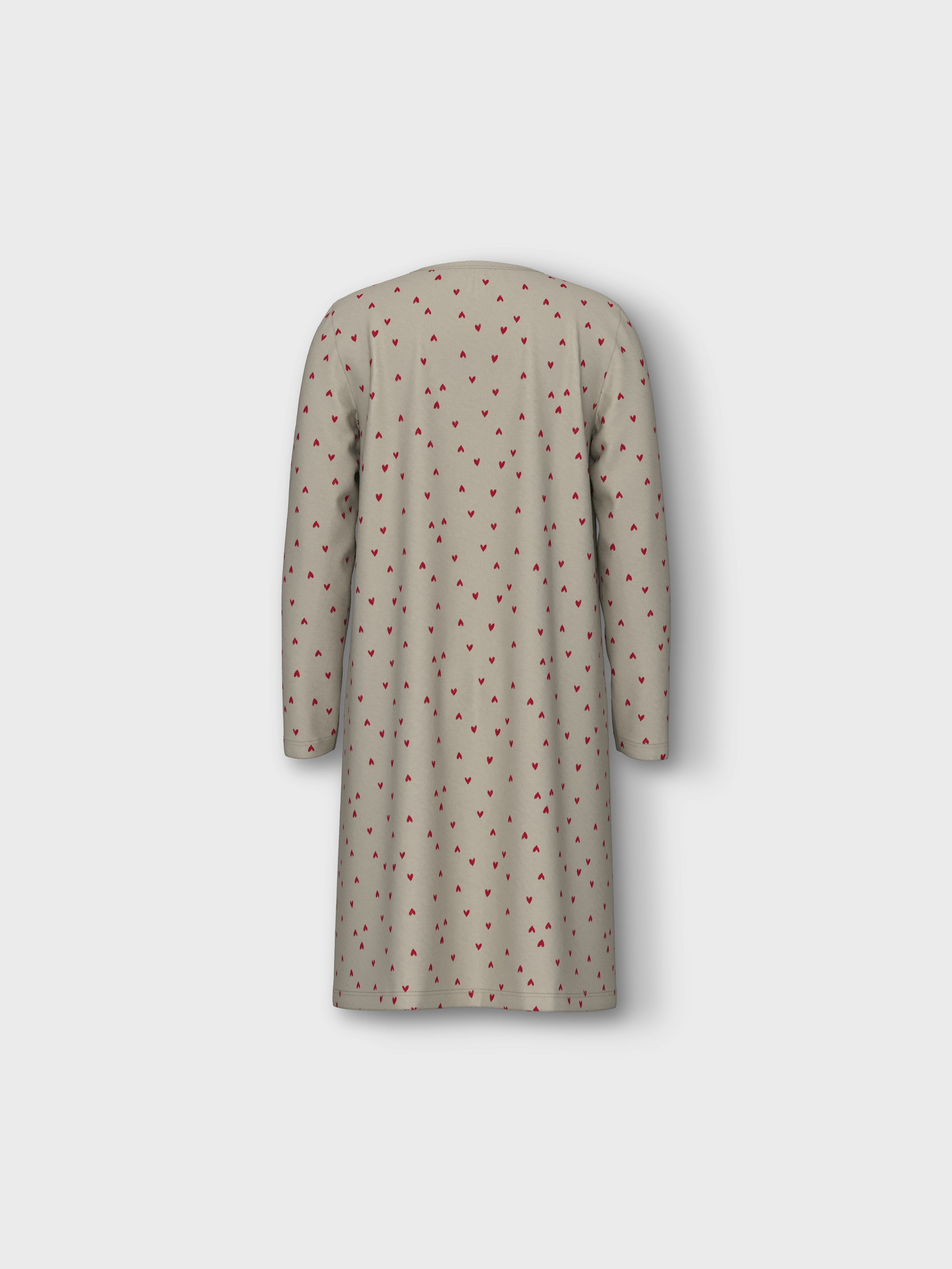 Name It Pyjama »NKFNIGHTGOWN LS PEYOTE HEARTS NOOS«