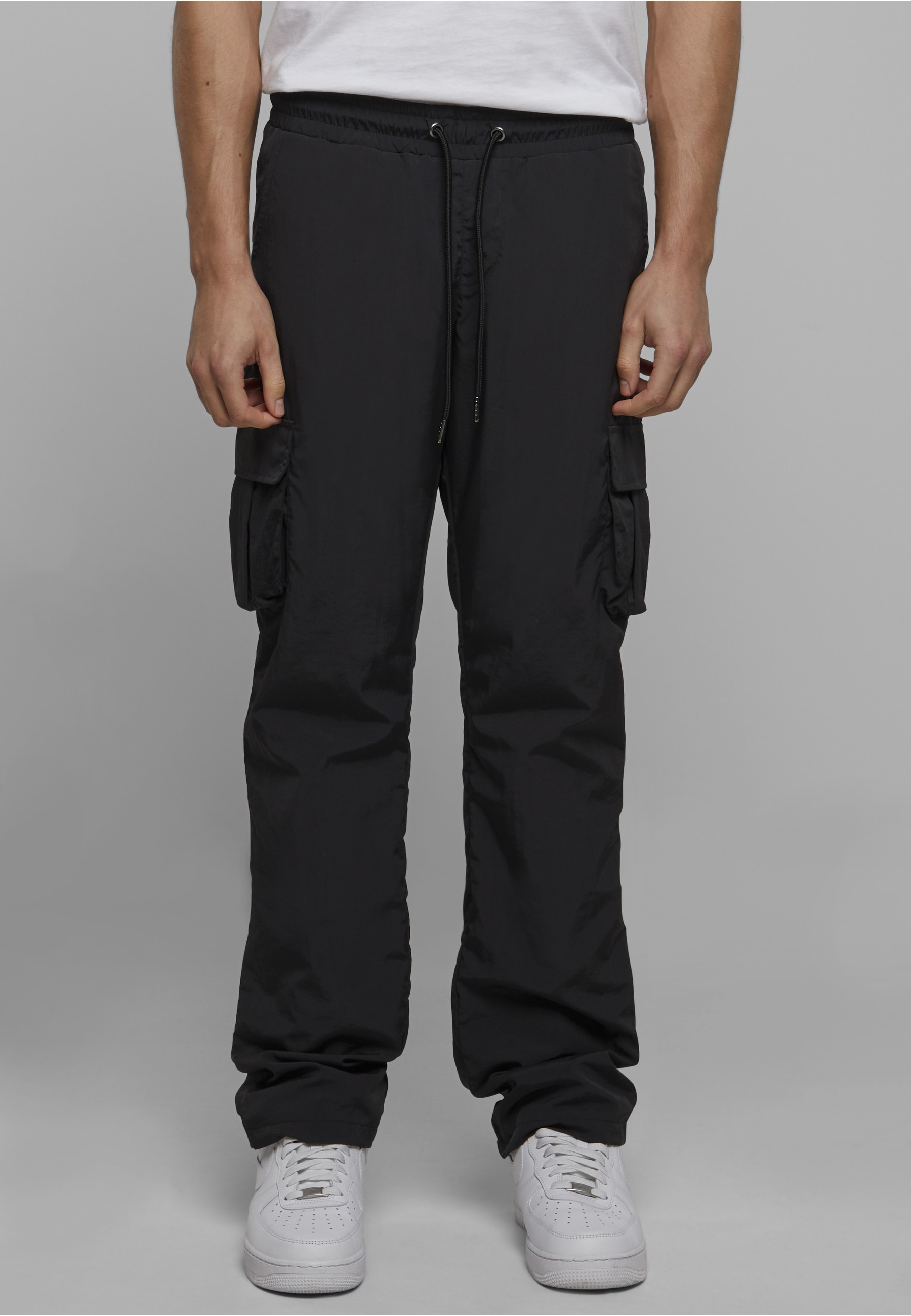 URBAN CLASSICS Cargohose »Urban Classics Herren Straight Leg Nylon Cargo Pants«
