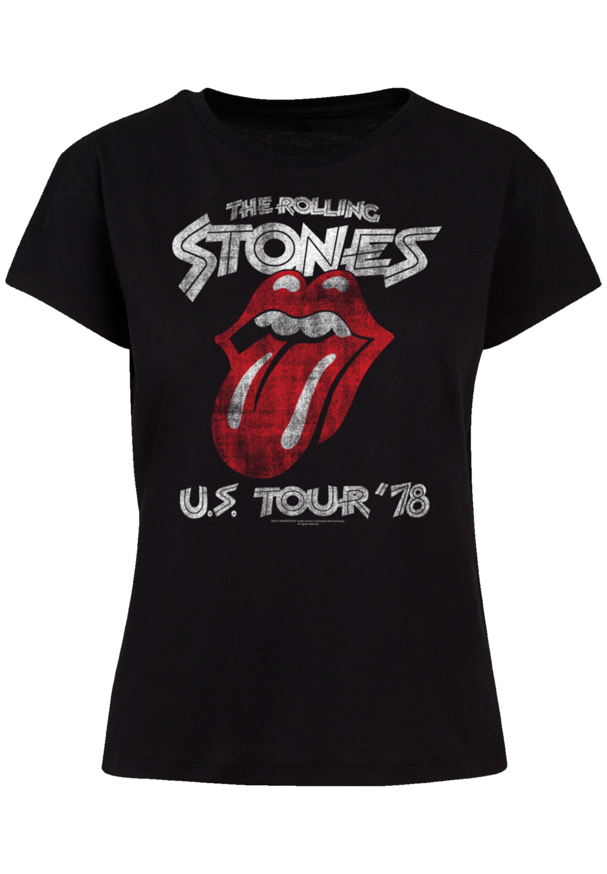 F4NT4STIC T-Shirt »The Rolling Stones US Tour '78«, Print