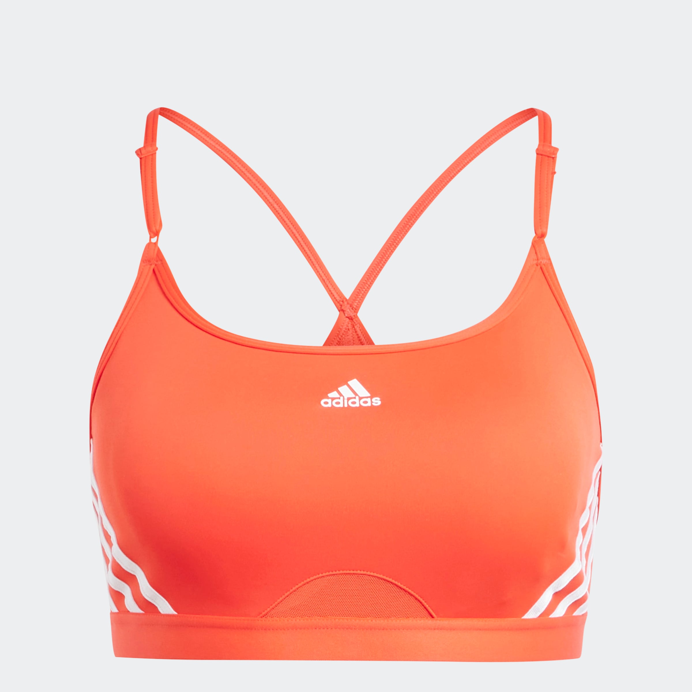 adidas Performance Sport-BH »ADIDAS AEROREACT TRAINING LIGHT-SUPPORT 3-STREIFEN«, (1 tlg.)