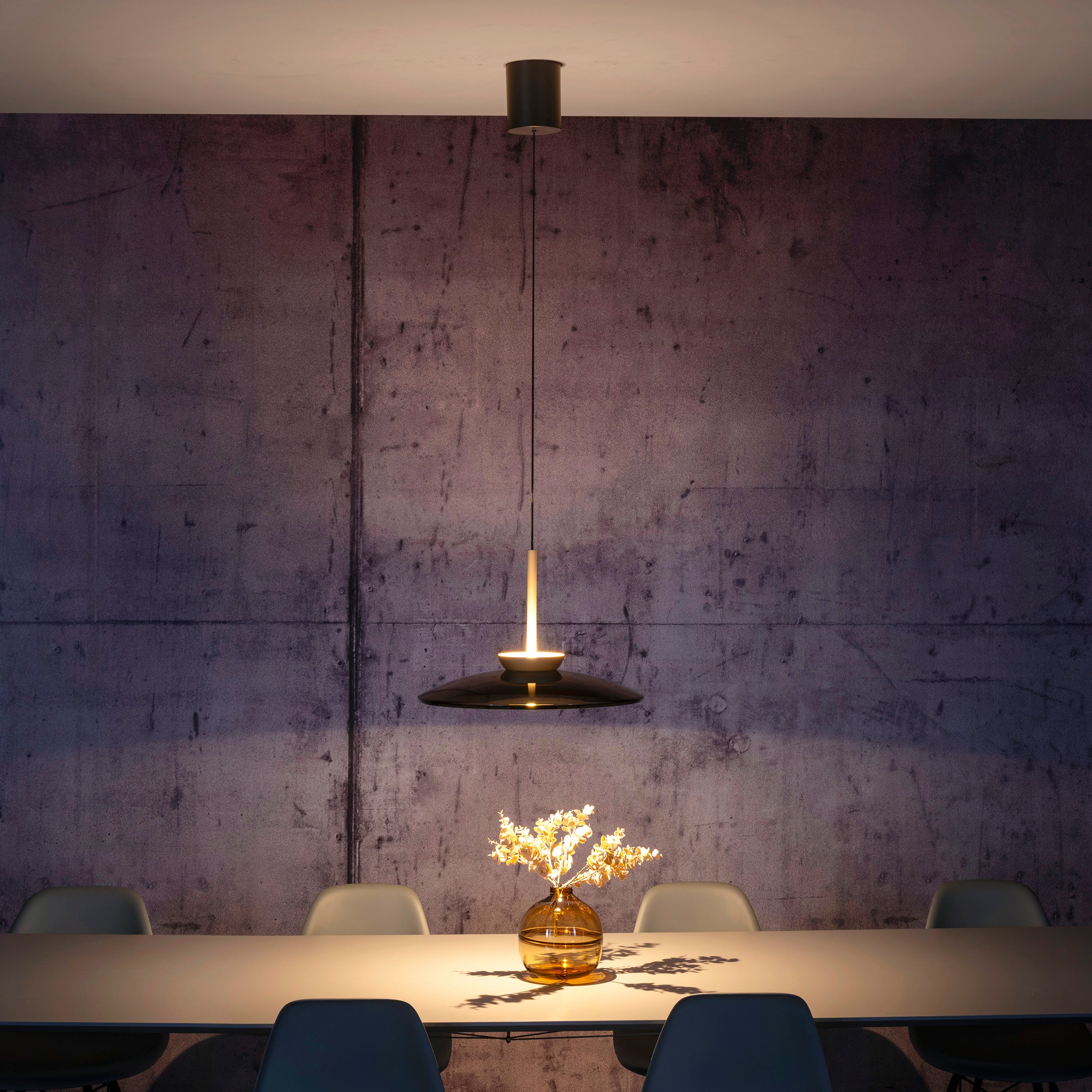 Neuhaus PURE LED Pendelleuchte »PURE E-Moon« LED-Board 1 Stk. warmweiß - kaltweiß e-LIFT® Funktion, CCT, dimmbar über Fernbedienung