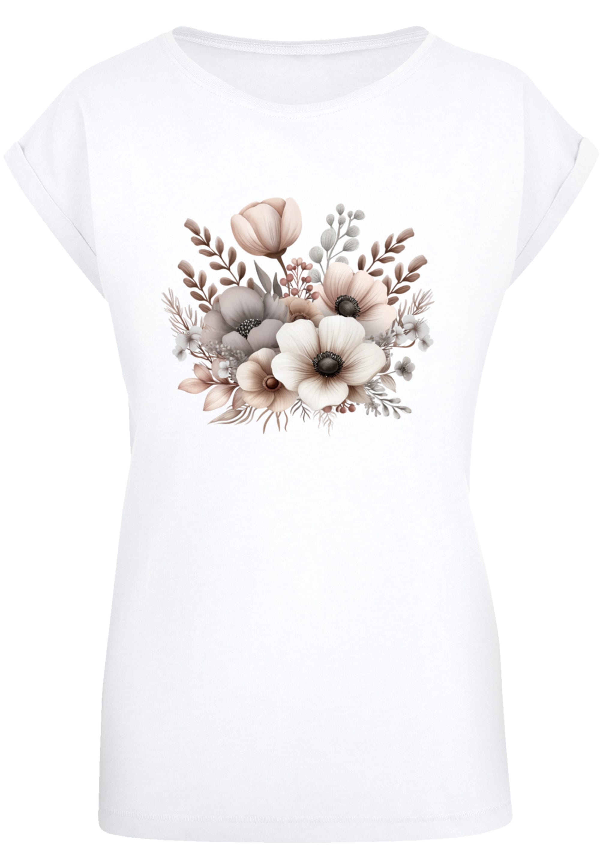 F4NT4STIC T-Shirt »Blumenstrauß Boho«, Premium Qualität