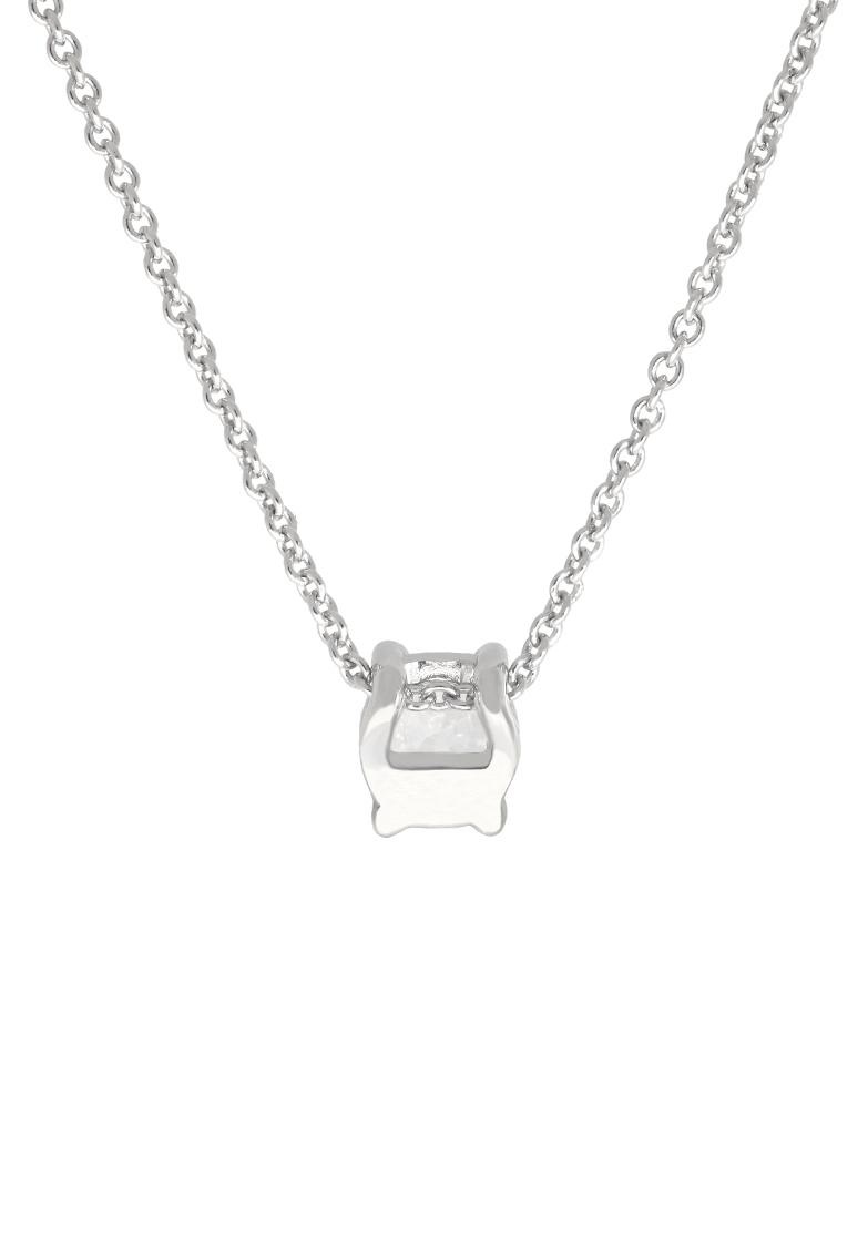 Firetti Kette mit Anhänger »Schmuck Geschenk Silber 925 Halsschmuck Halskette Ankerkette Solitär«, mit Zirkonia (synth.)