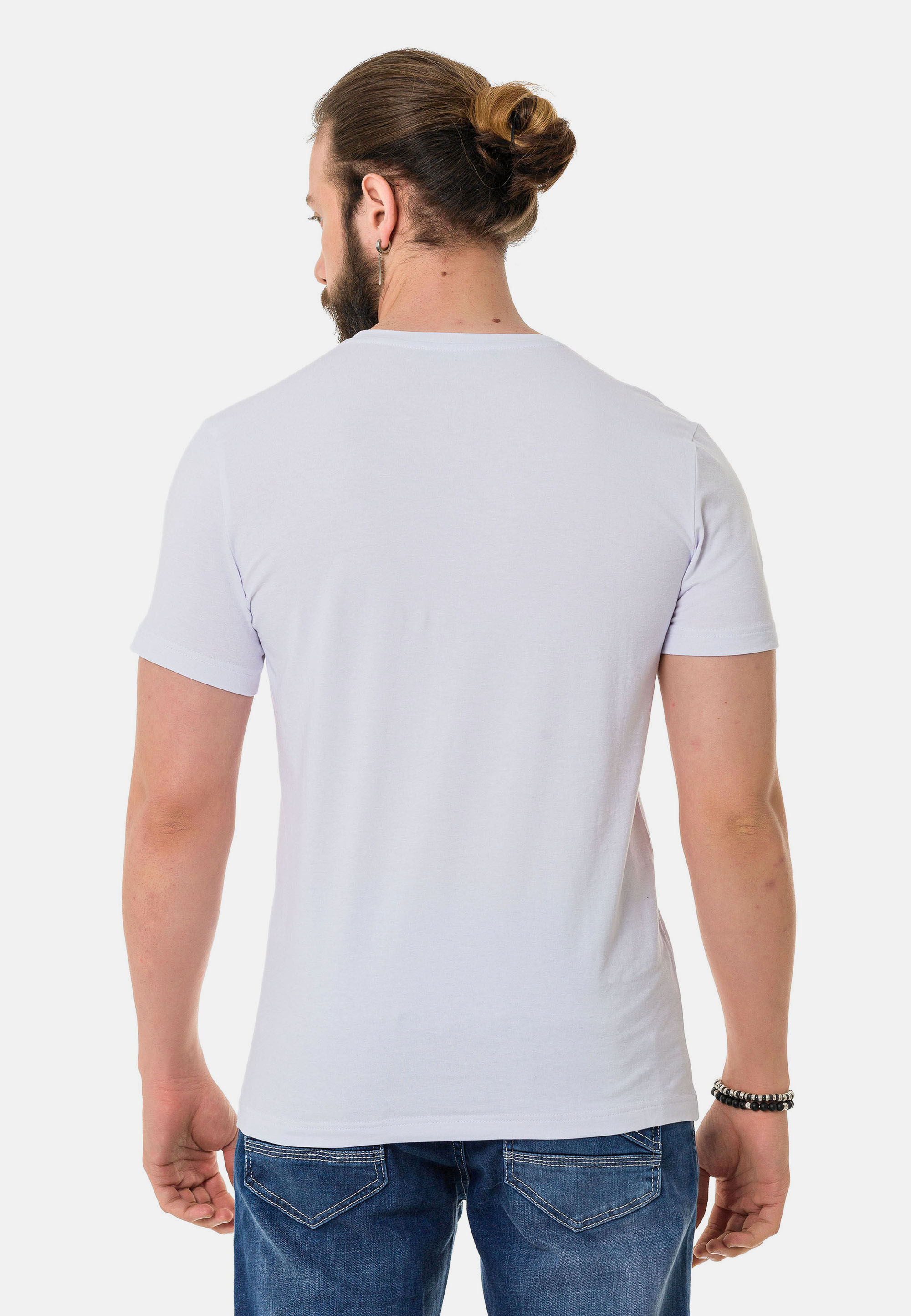 Thumbnail - Cipo & Baxx T-Shirt "T-Shirt" mit Rundhals-Ausschnitt