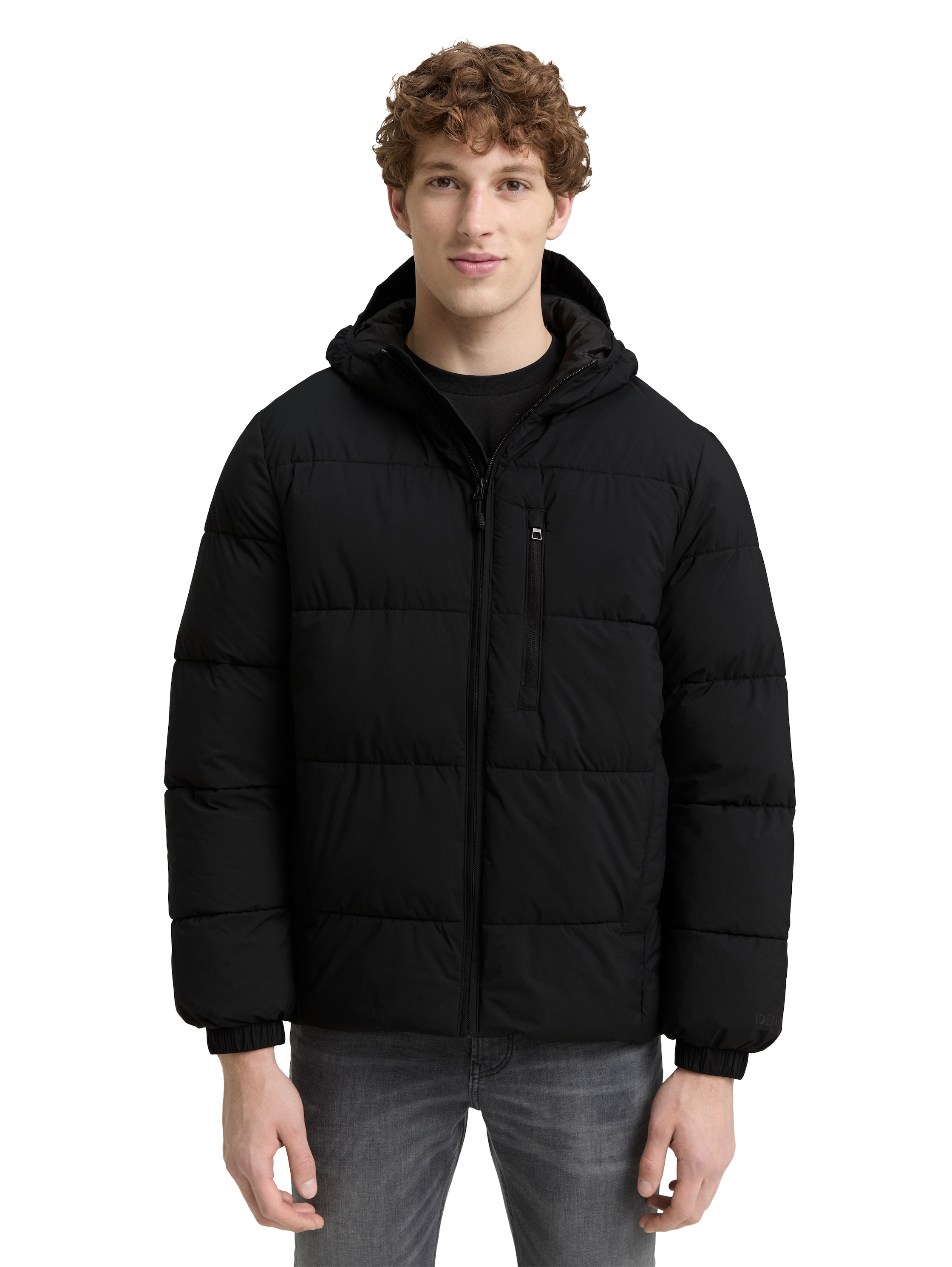 TOM TAILOR Denim Steppjacke, mit Kapuze, mit Kapuze günstig online kaufen