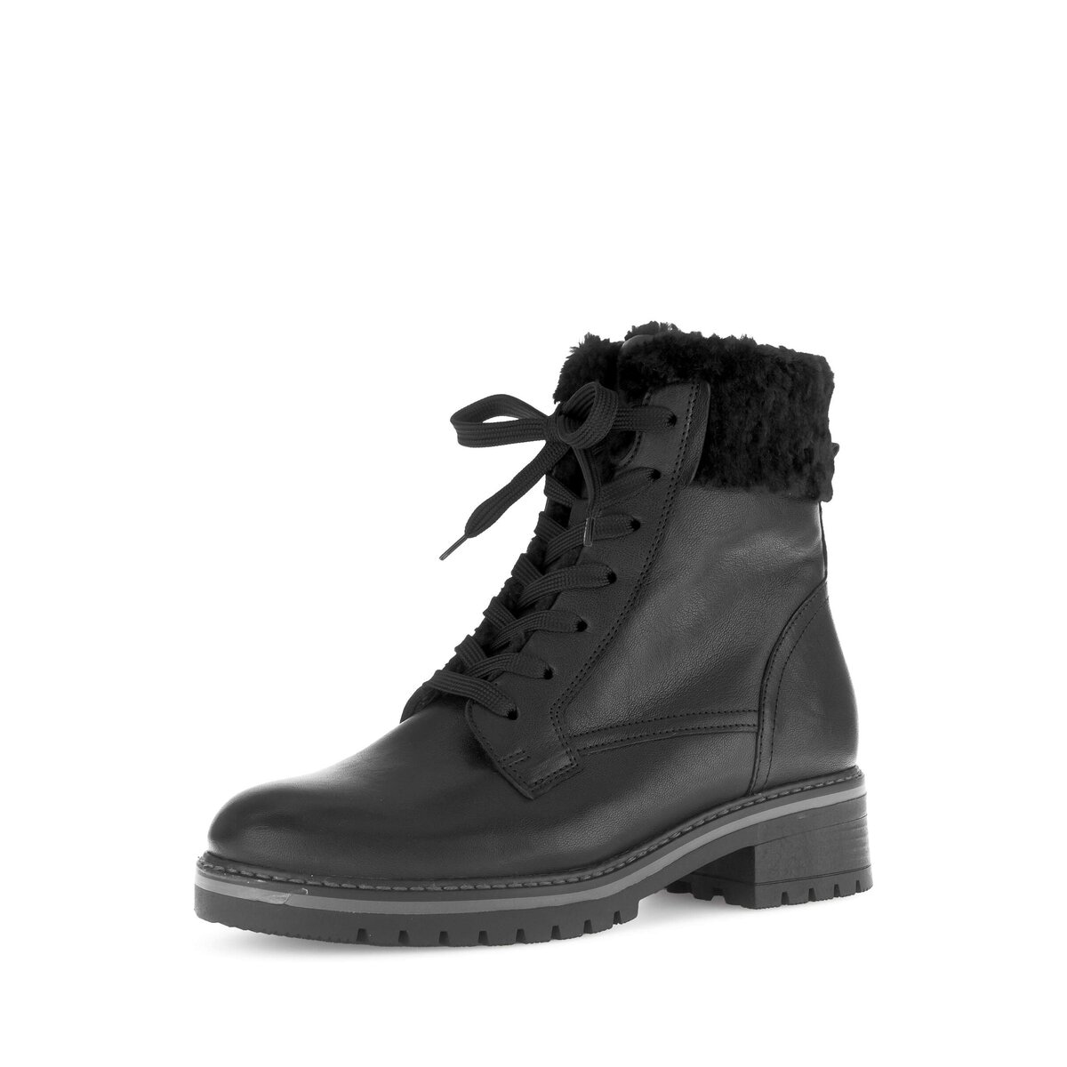 Gabor Winterstiefelette "Winterstiefelette Materialmix Leder/Lederimitat" günstig online kaufen