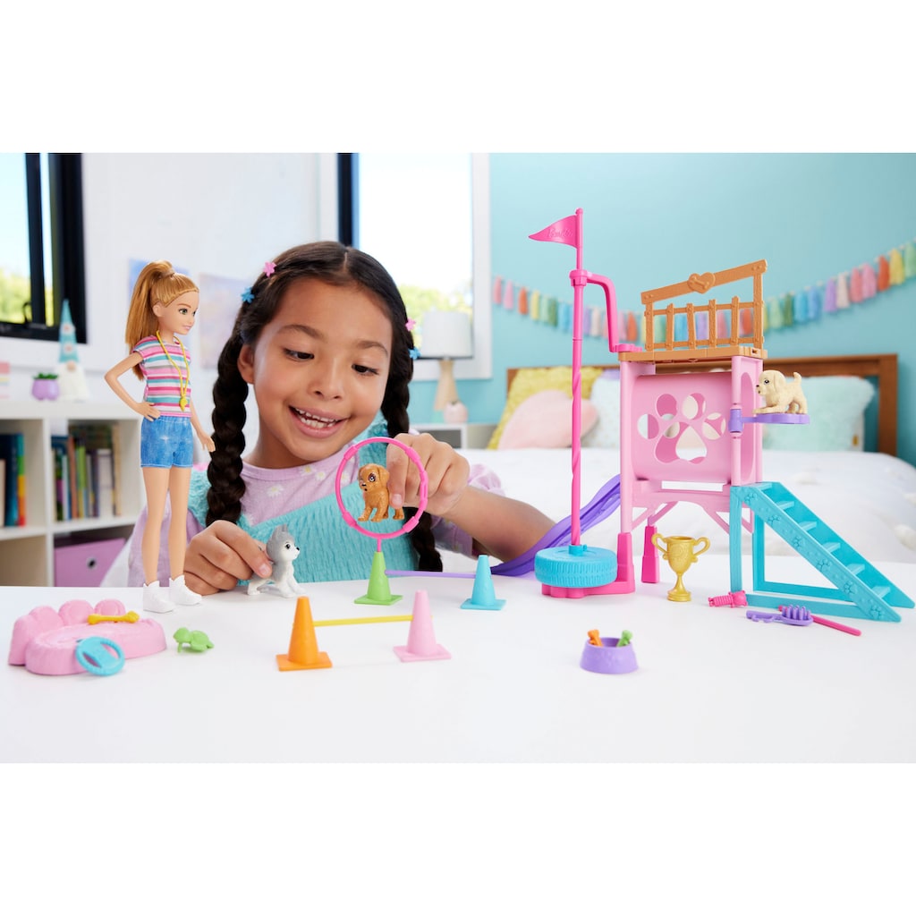 Barbie Anziehpuppe »Stacie's Hündchenspielplatz-Spielset«