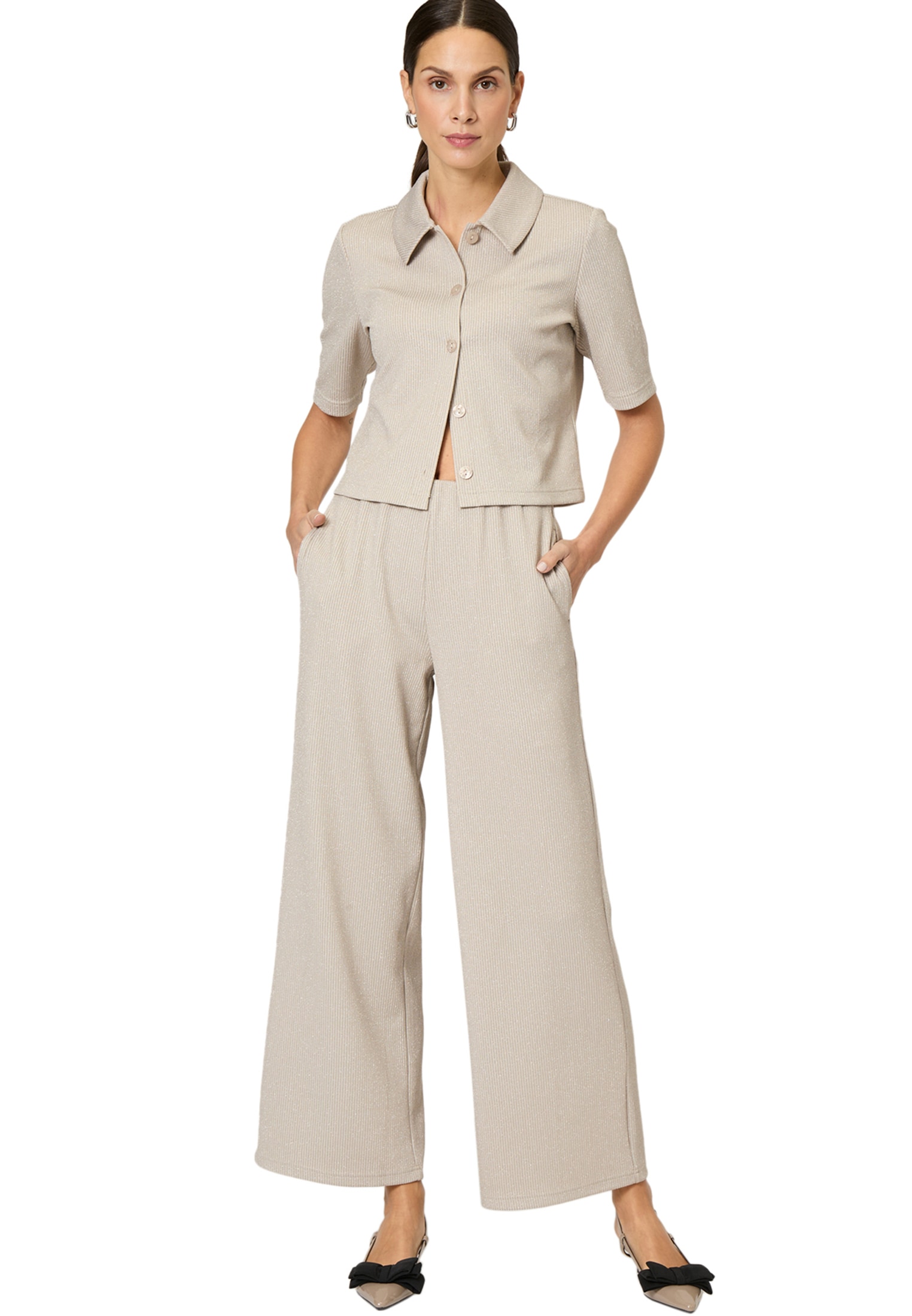 Zero Jerseyhose »zero Jerseyhose gerippt 30 Inch«, Plain/ohne Details