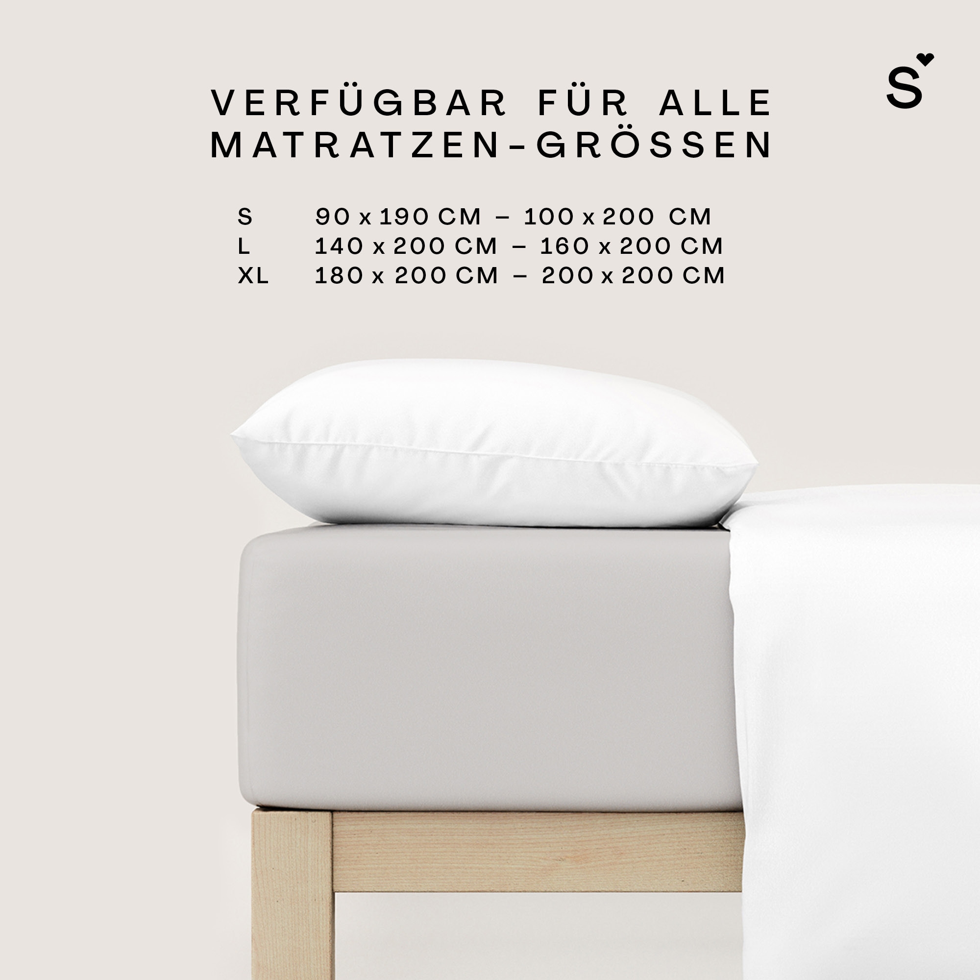 Schlafgut Spannbettlaken »Basic Cotton Bettlaken, 160 g/m², 100% Baumwolle, Spannbetttuch« Spannbettlaken bis 20 cm Matratzenhöhe, bügelfrei und pflegeleicht