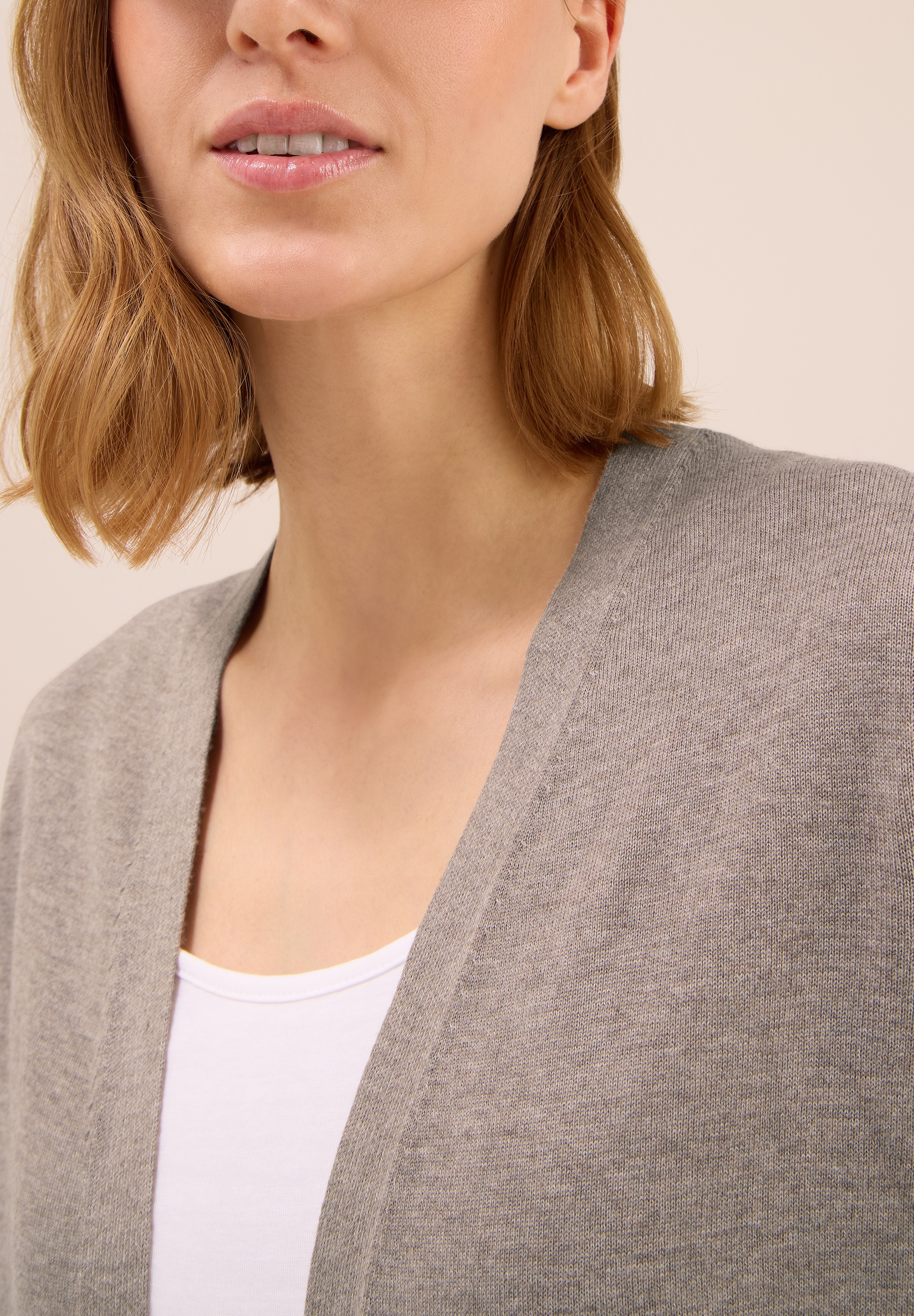 Cecil Longstrickjacke, softe Baumwollmischung